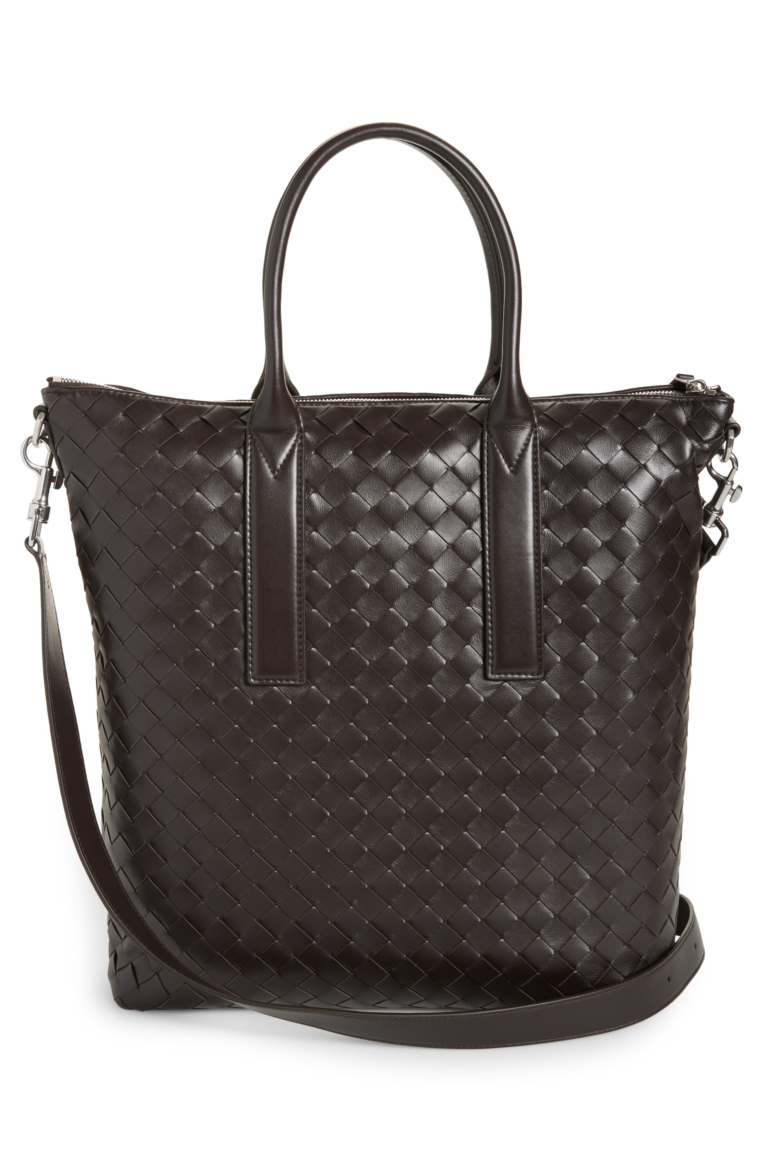 Bottega Veneta Classic Intrecciato North/South Crossbody Bag in Fondant at Nordstrom - 4
