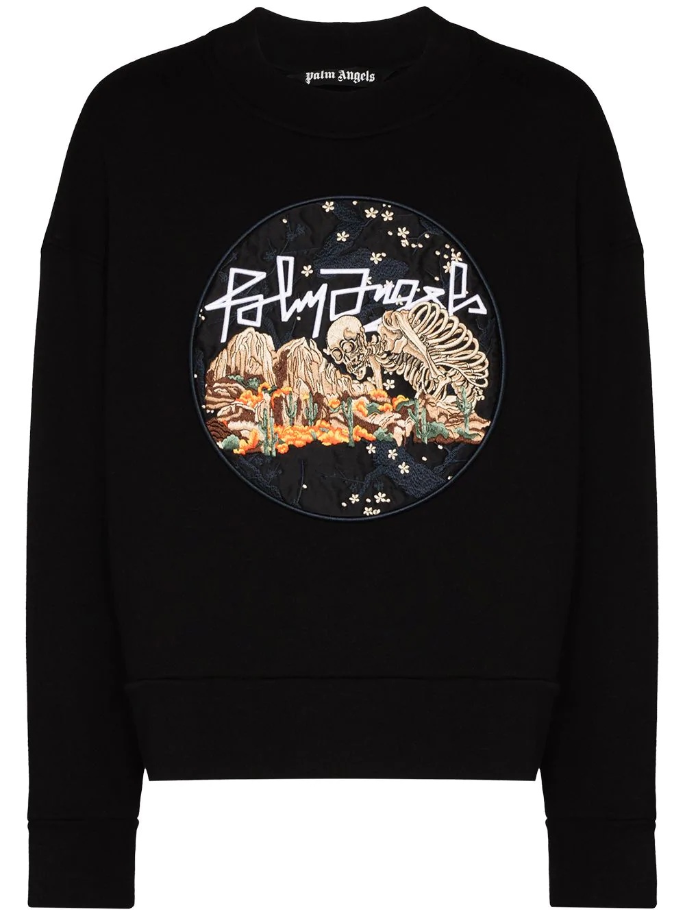 appliqued sweatshirt - 1