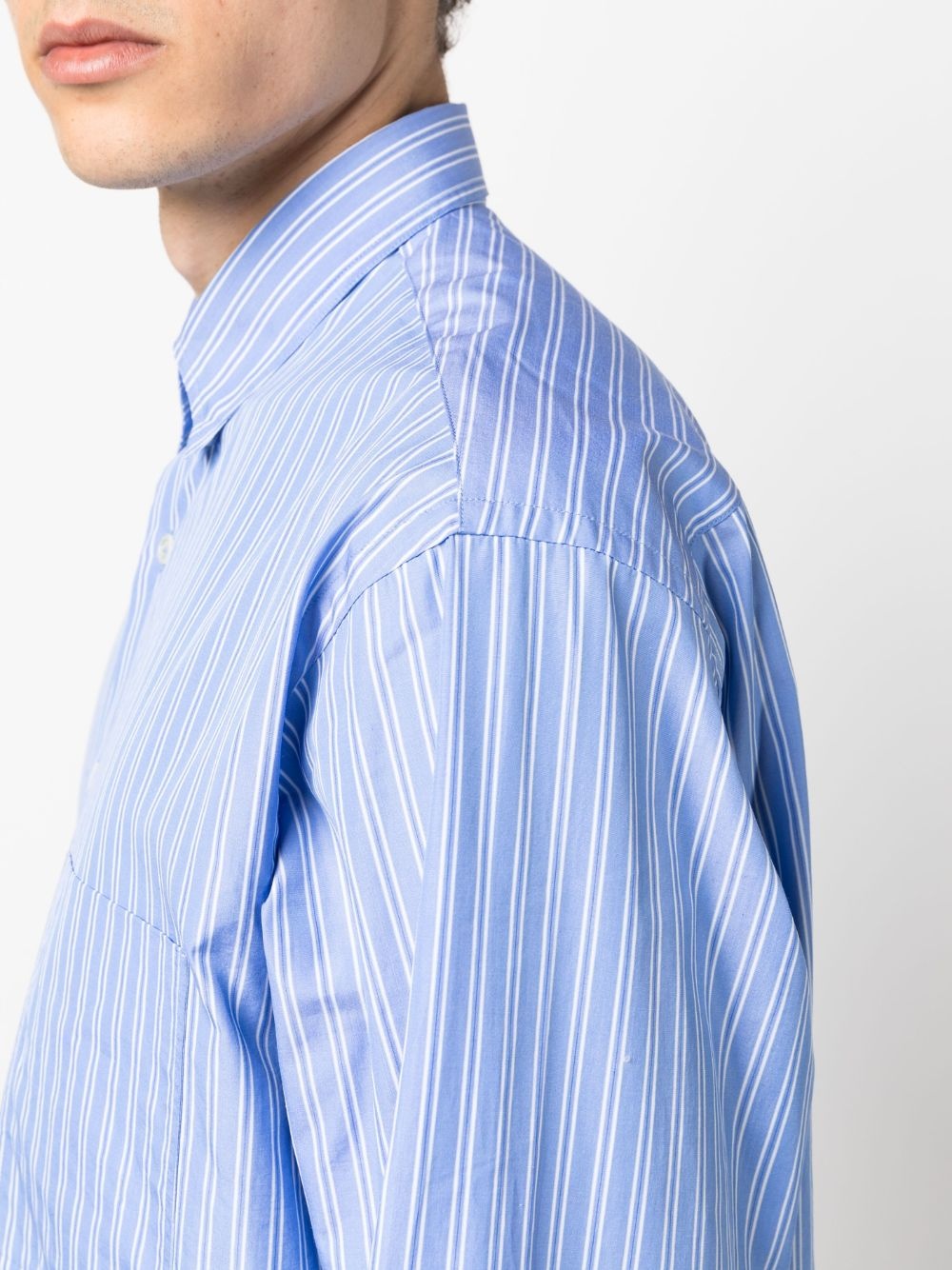 STRIPED LONG-SLEEVE SHIRT - 4