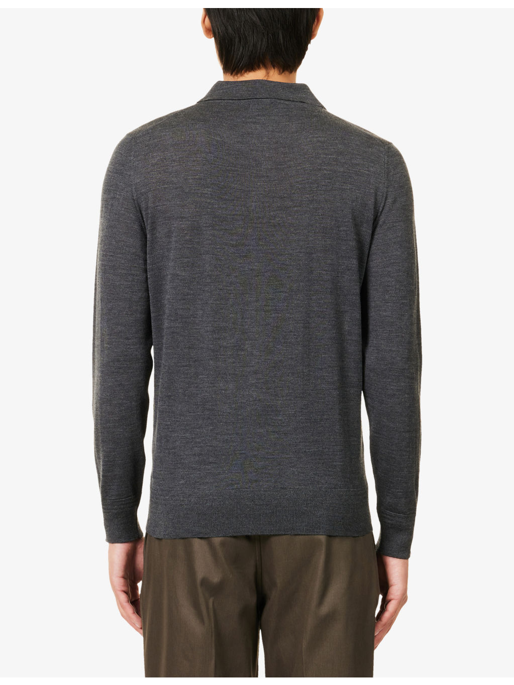 Pevaron Polo-Collar Wool Jumper - 4