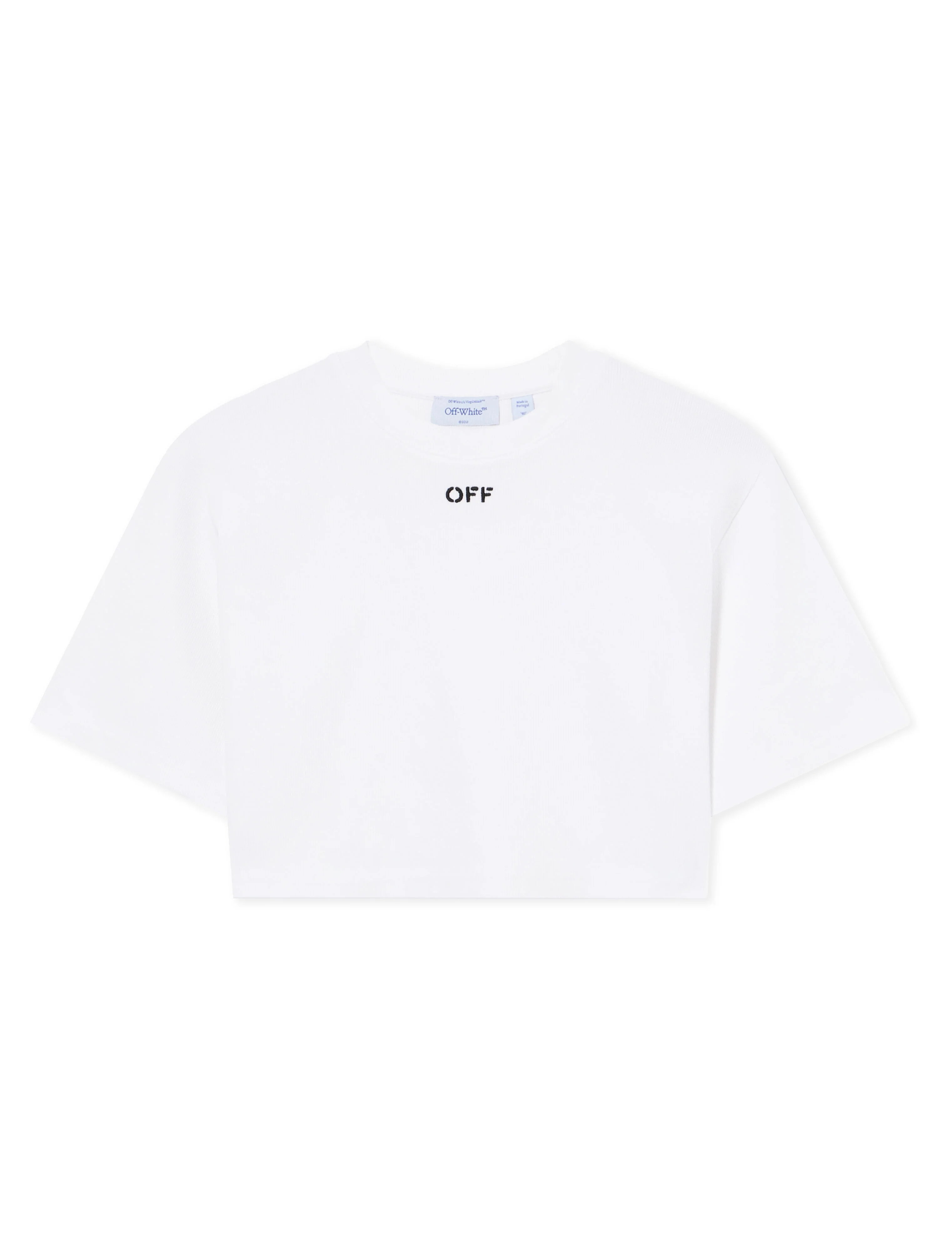 Off Stamp Rib Cropped Tee - 1