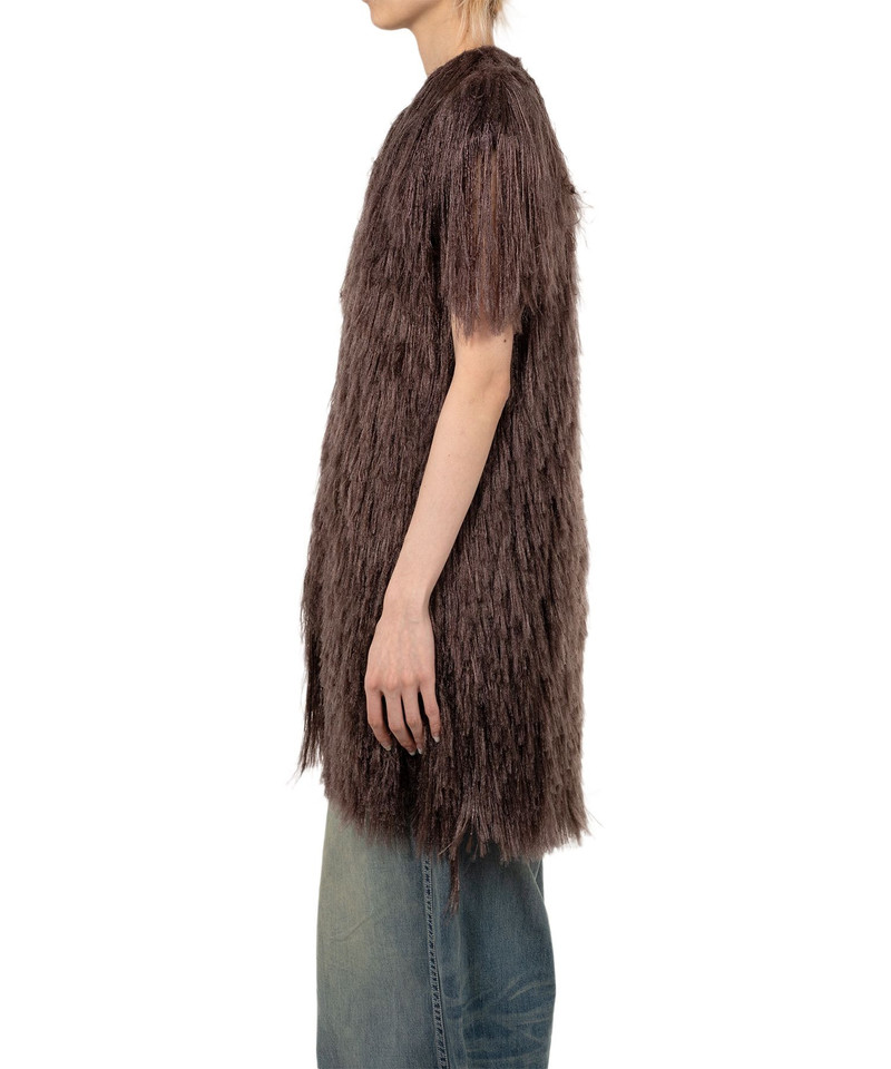 Shaggy Fringe Knit Vest 11