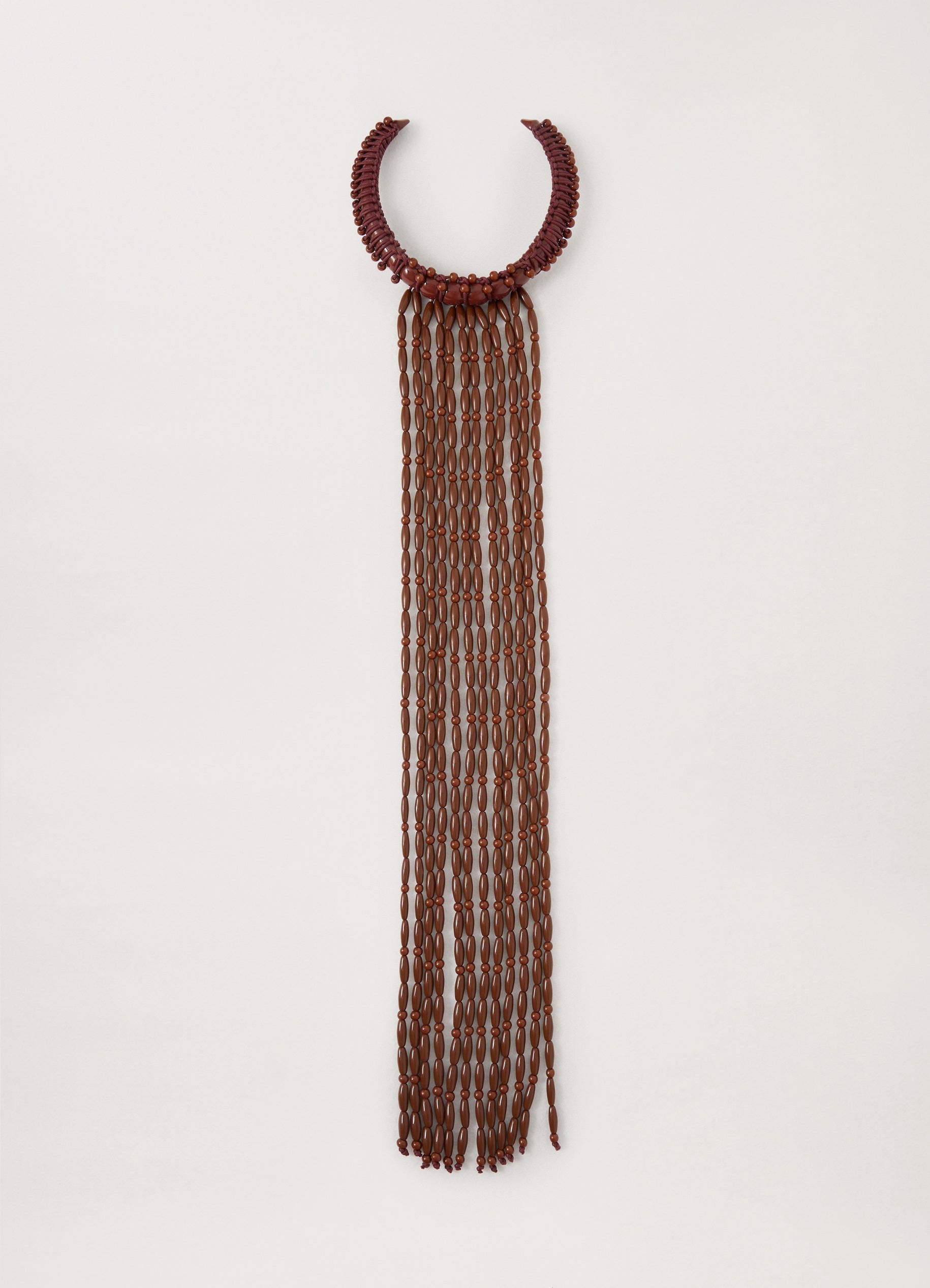 TIED UP PEARLS NECKLACE
BRASS - 2