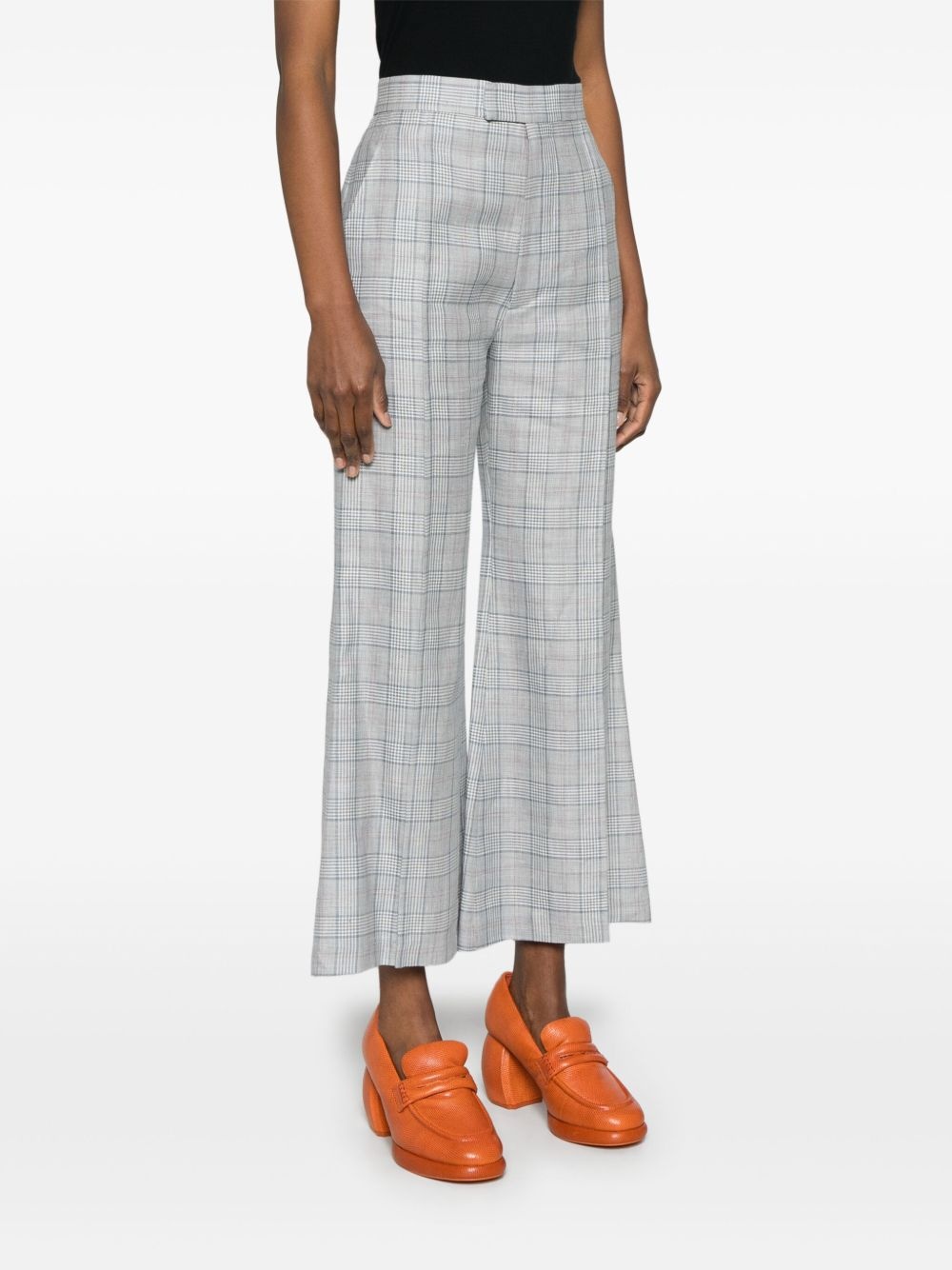 cropped wide trousers - 3