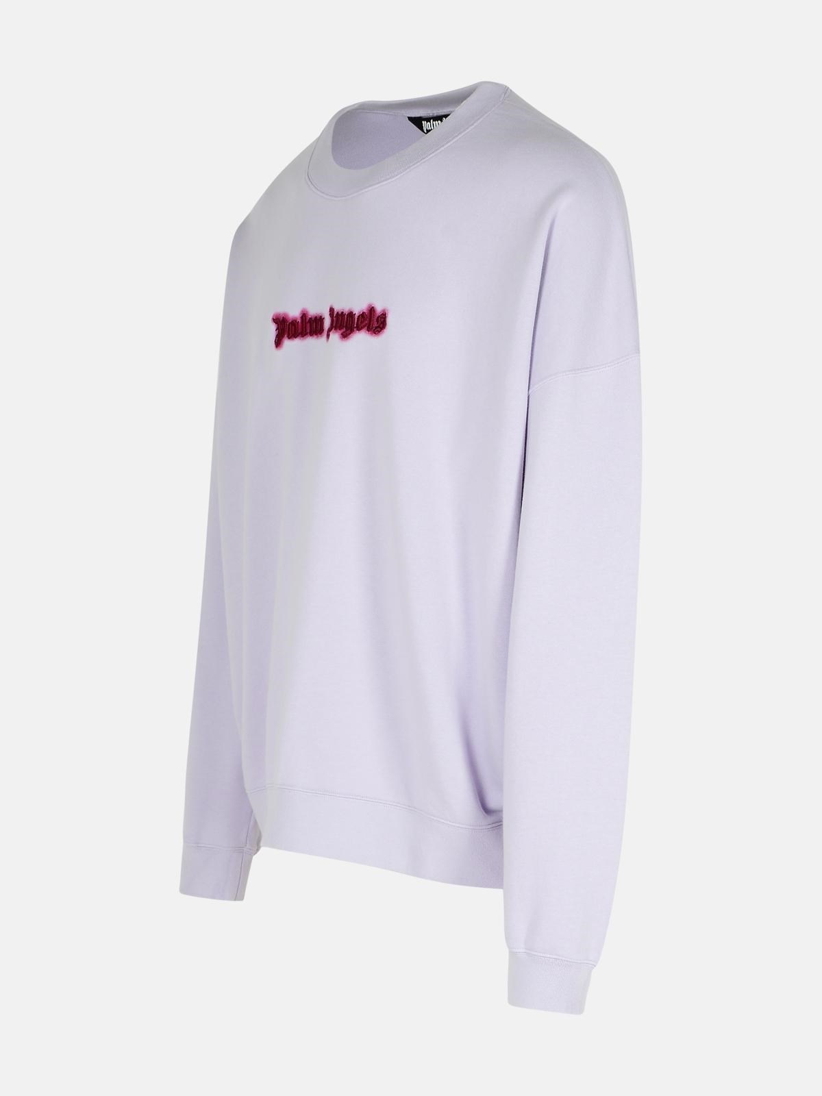 'NEON' LILAC COTTON SWEATSHIRT - 2