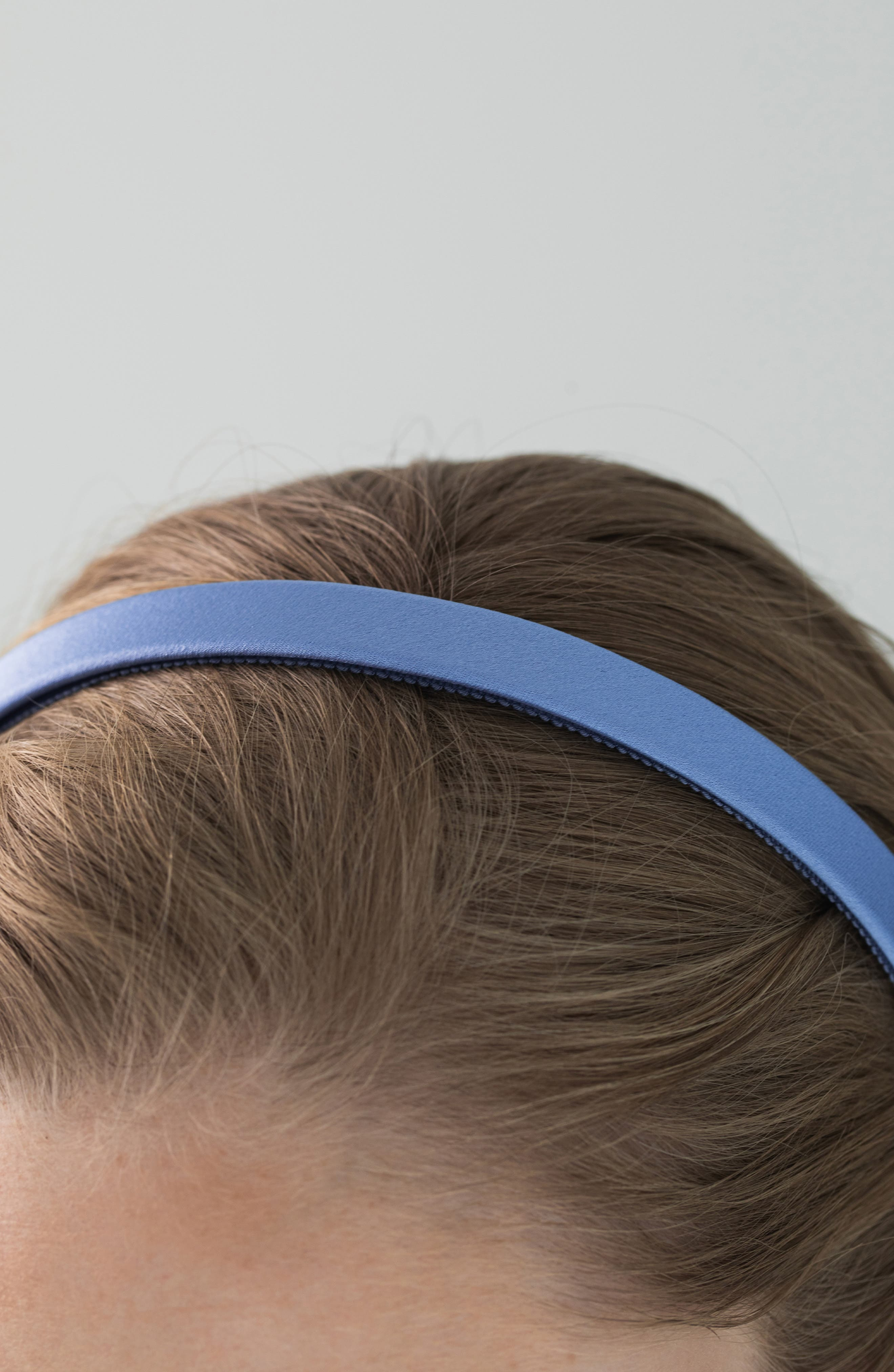 Jennifer Behr Lucy Satin Headband in French Blue at Nordstrom - 2