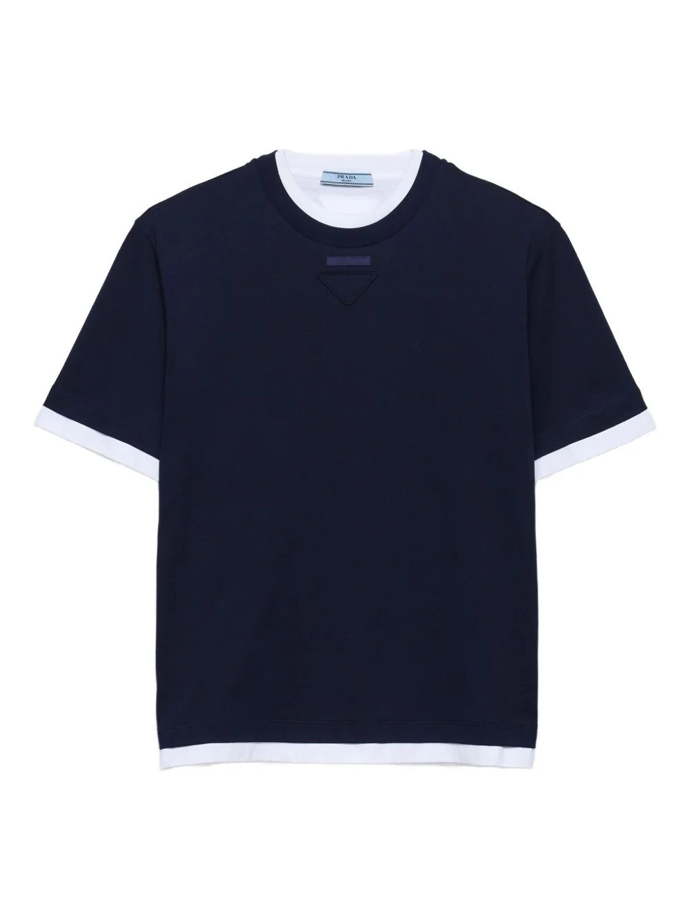 Prada Women Logo Cotton T-Shirt - 1