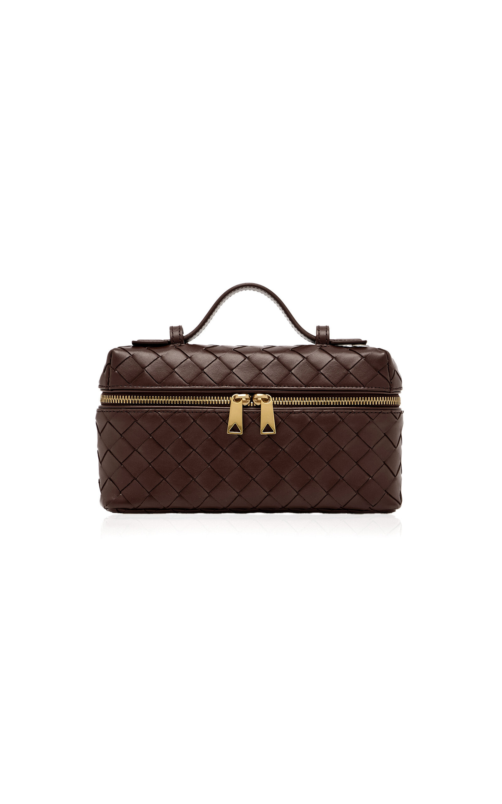 Bang Bang Intrecciato Leather Vanity Case brown - 8
