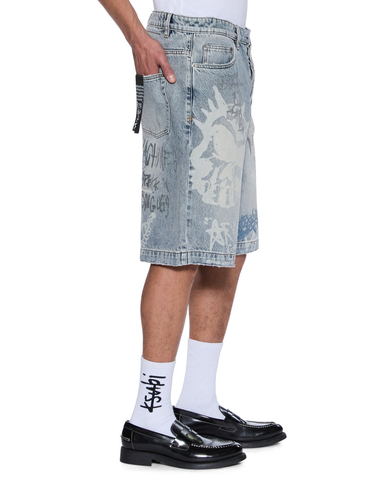 Ksubi MAXX SHORT ROGUE BLUE GRAFFITI outlook