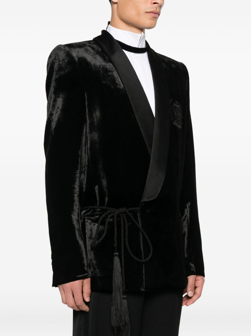 tassel-embellished jacket - 3