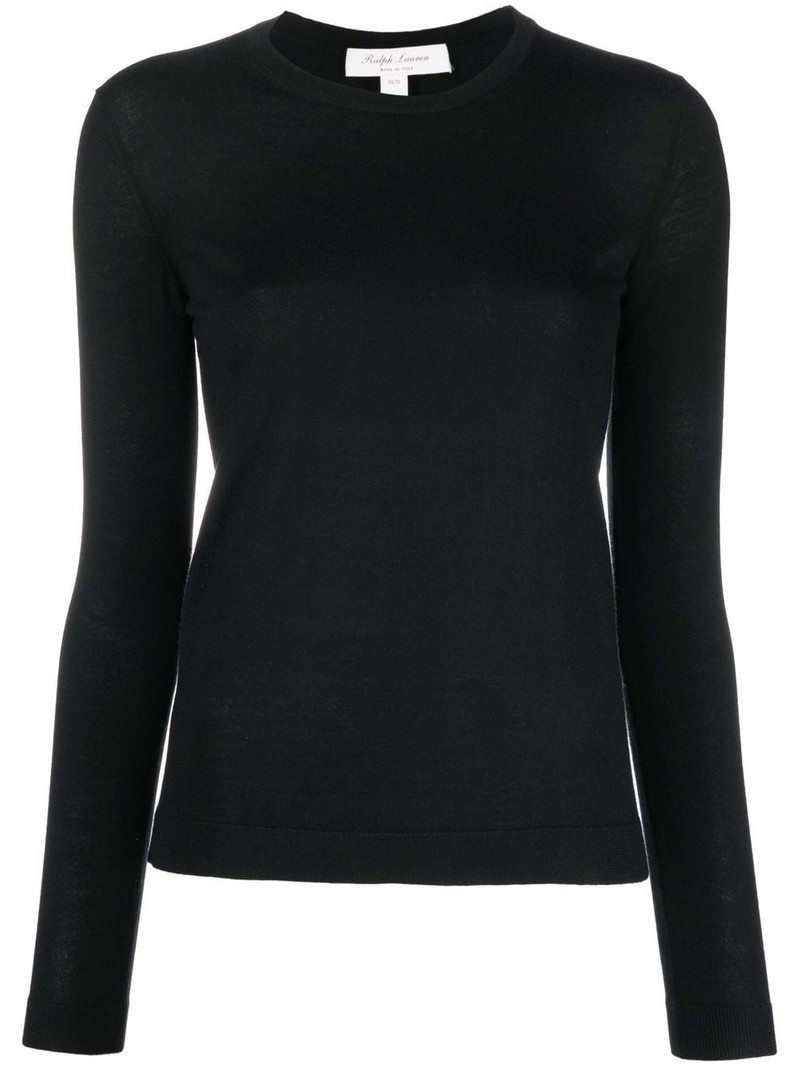 round-neck knit jumper 1