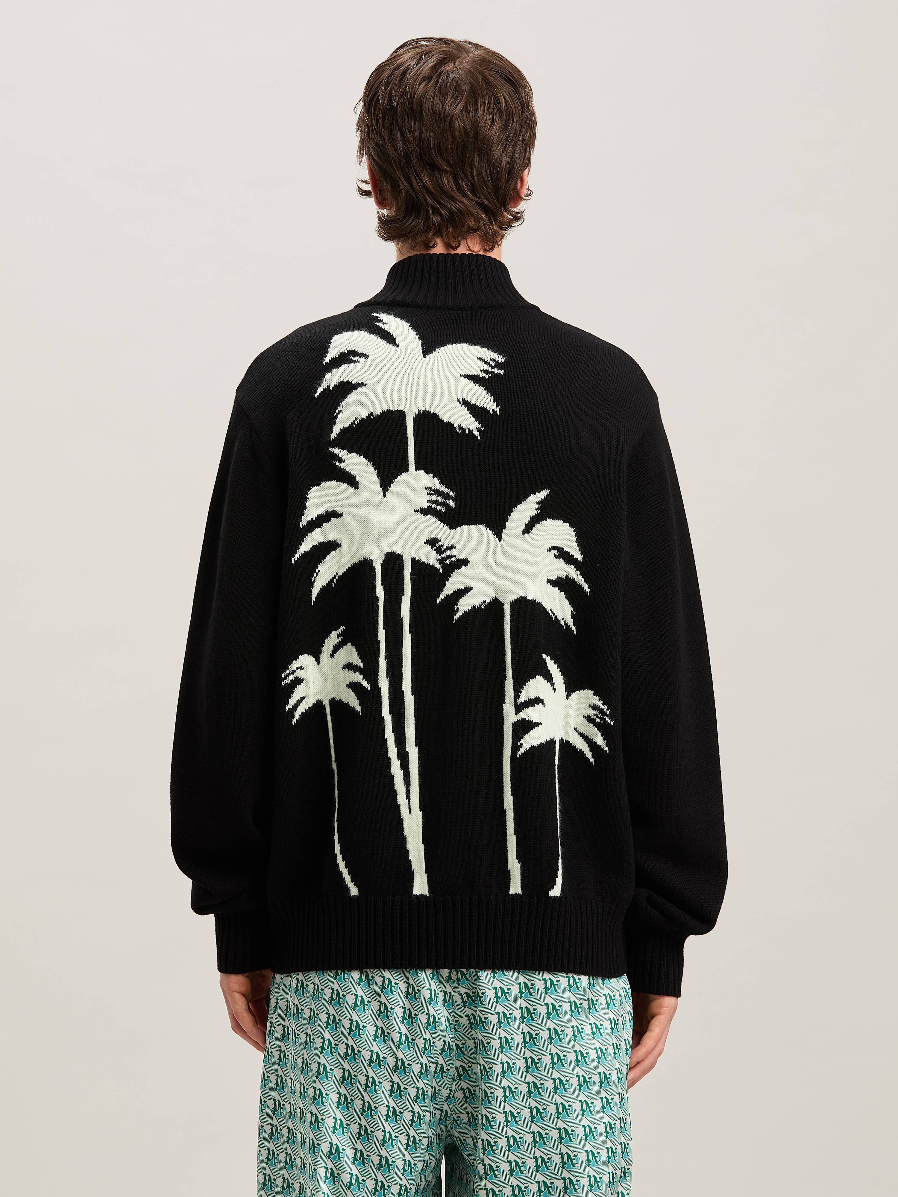 Palm Inlay knit pants - 5