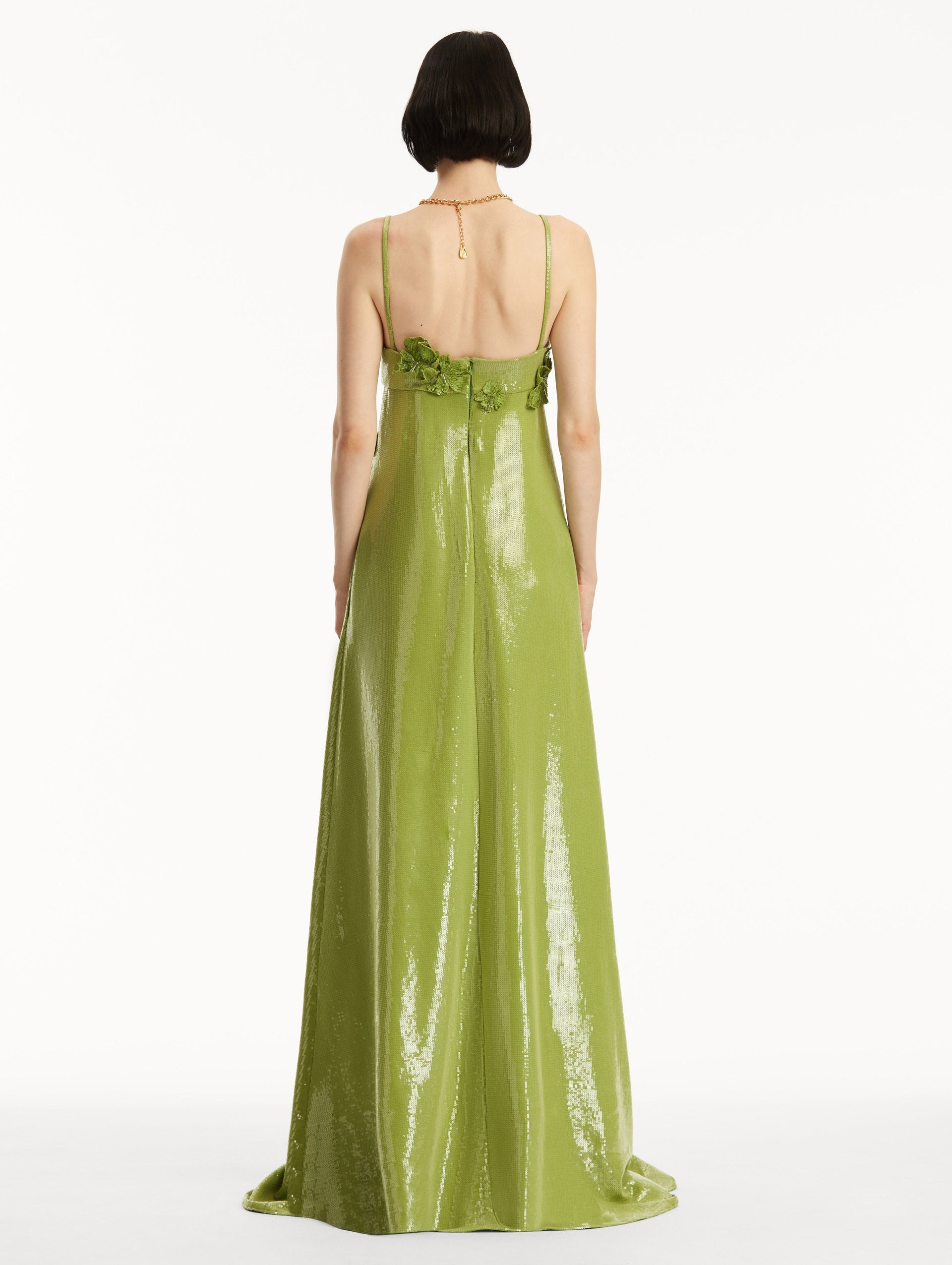 SEQUIN JERSEY GOWN - 3