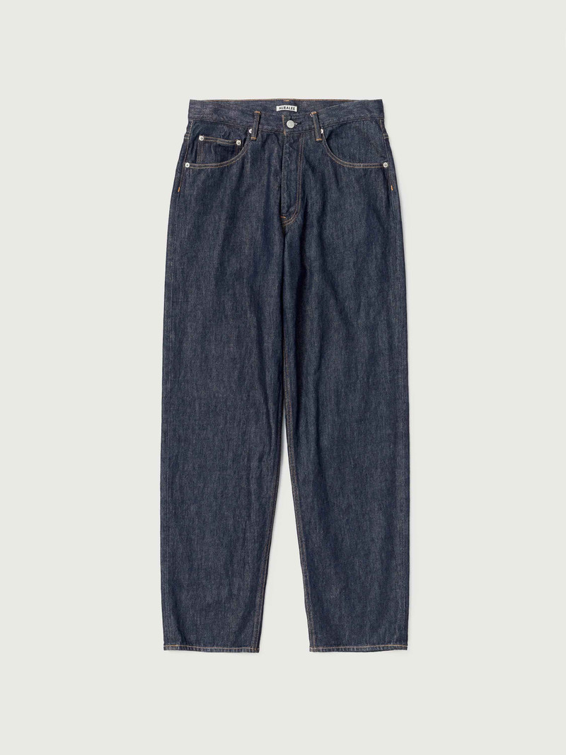 HARD TWIST DENIM WIDE PANTS - 1