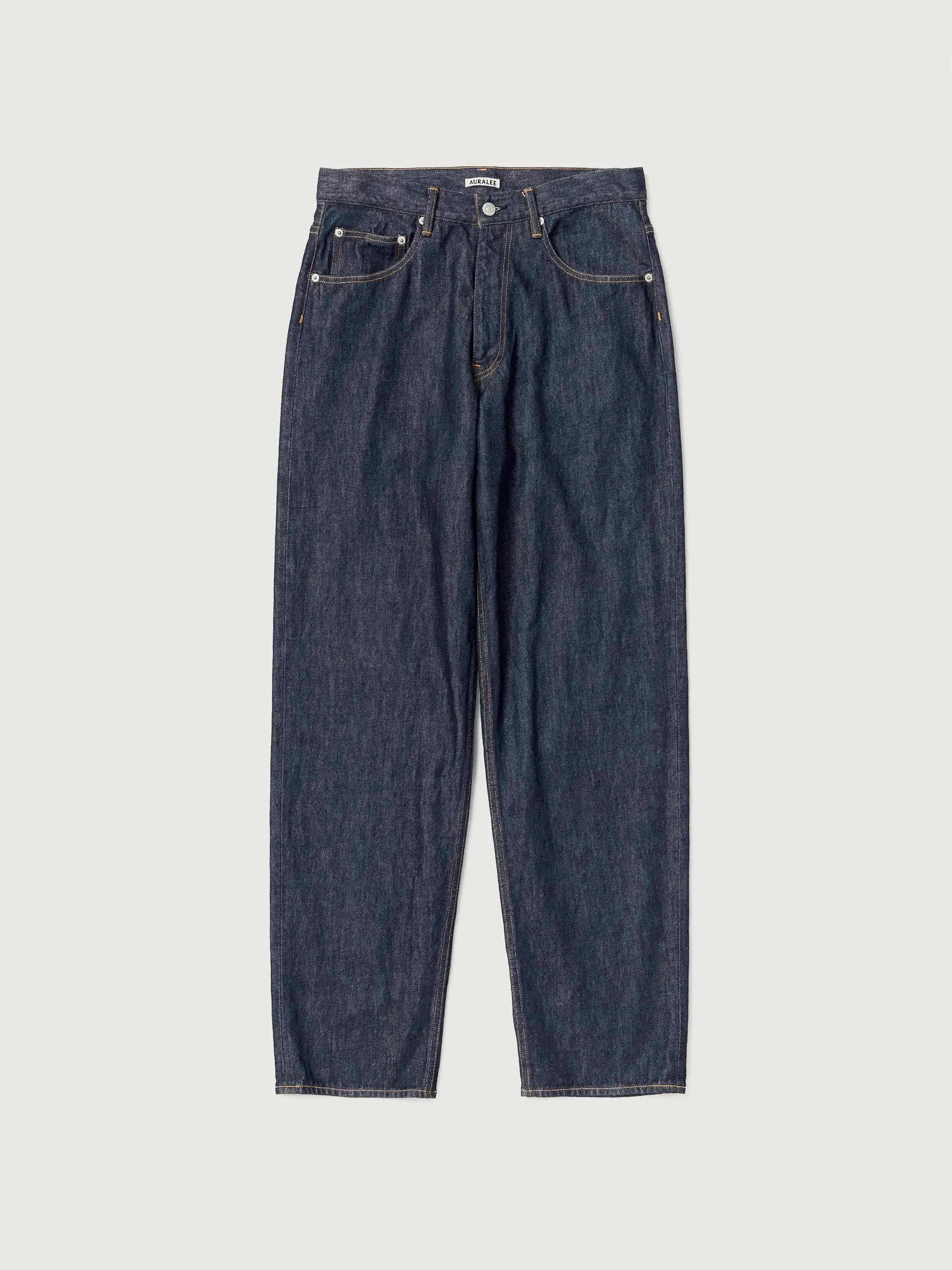 HARD TWIST DENIM WIDE PANTS - 1