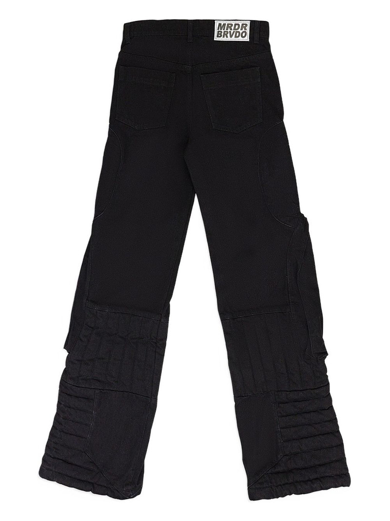 WHO DECIDES WAR panelled jeans outlook