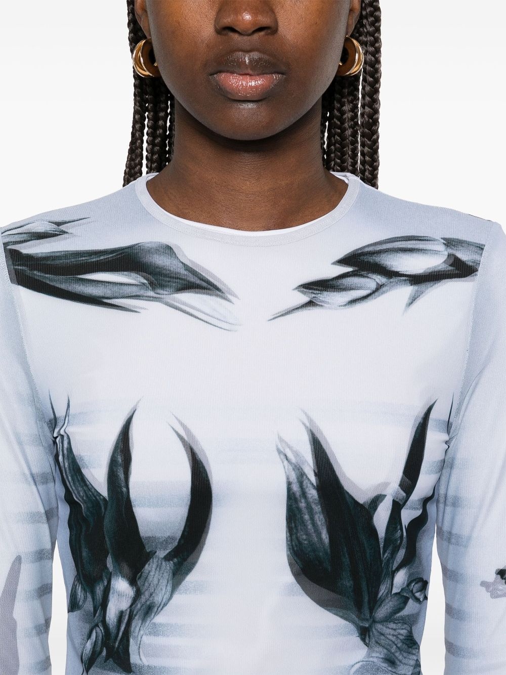 The Flower Body Morphing Marinière T-shirt - 5