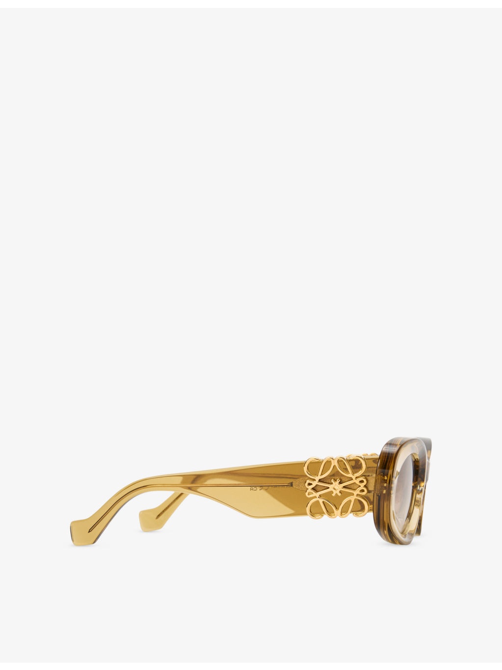 G821MXIX01 Oval Frame Acetate Sunglasses - 3