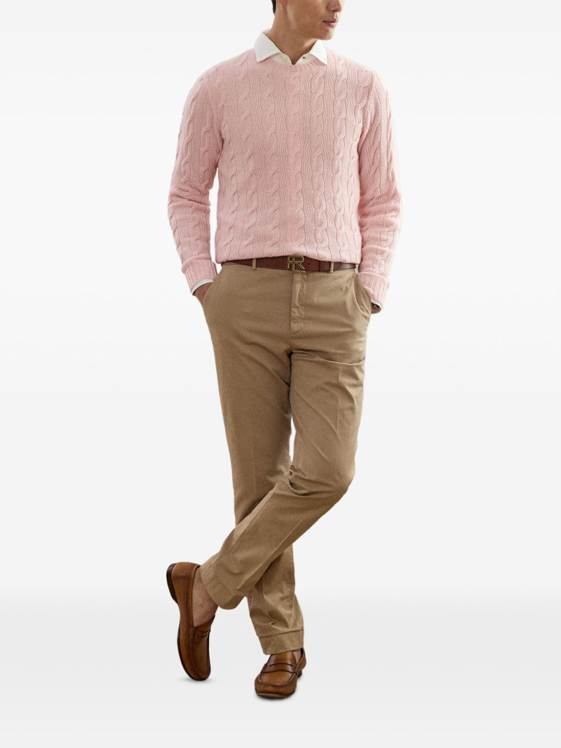 Ralph Lauren cable-knit crew-neck sweater outlook