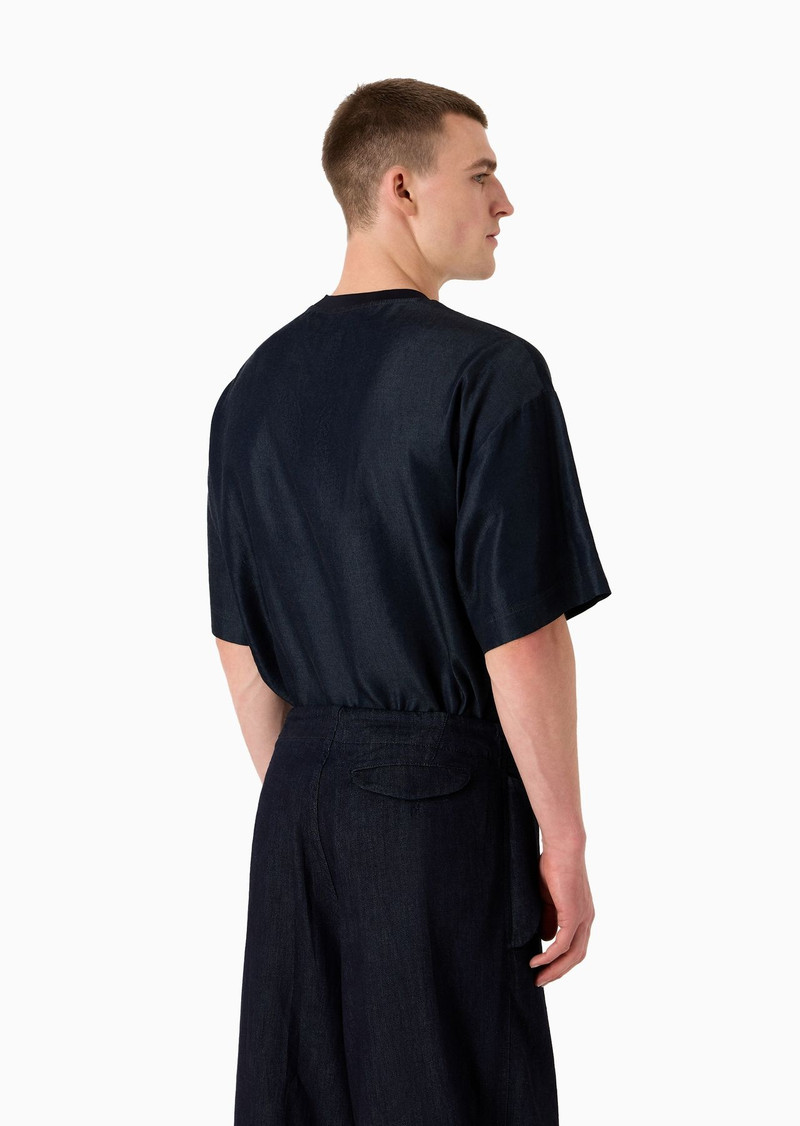 Lyocell crew-neck T-Shirt 3