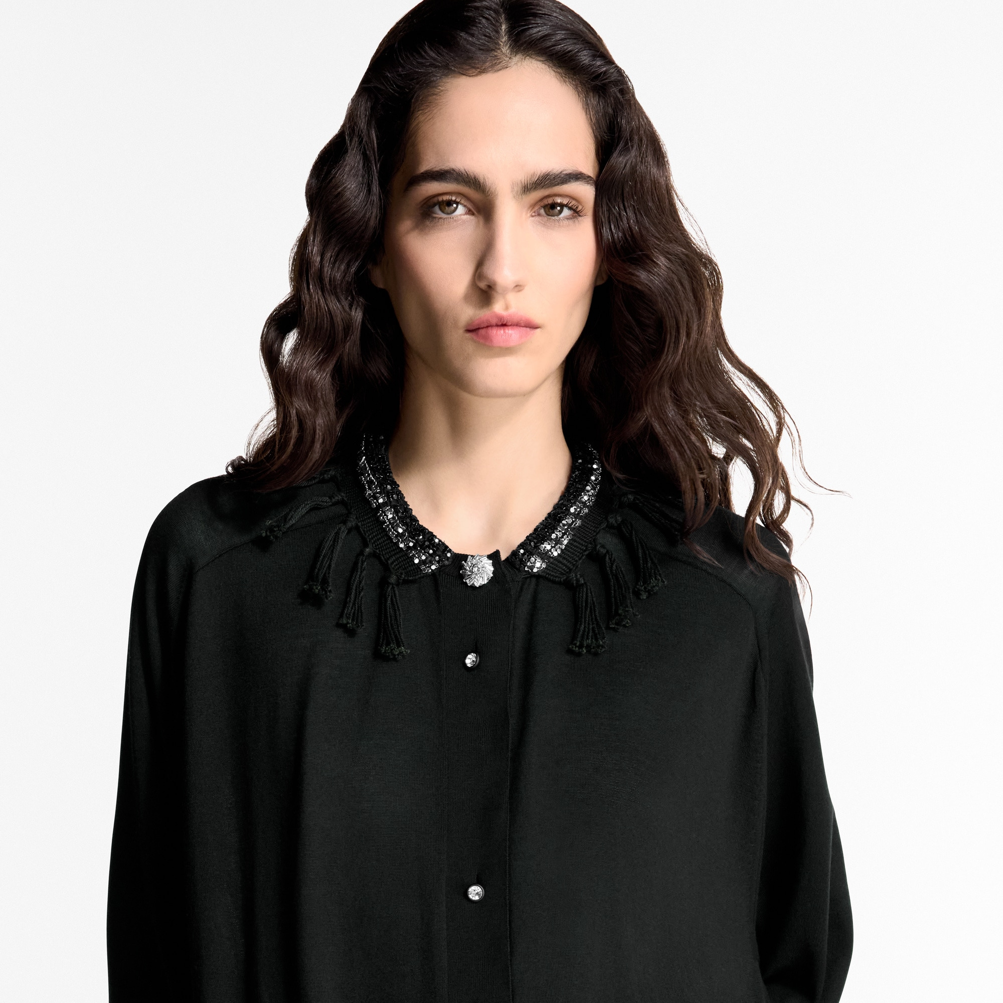 Fringe Trim Cardigan - 5