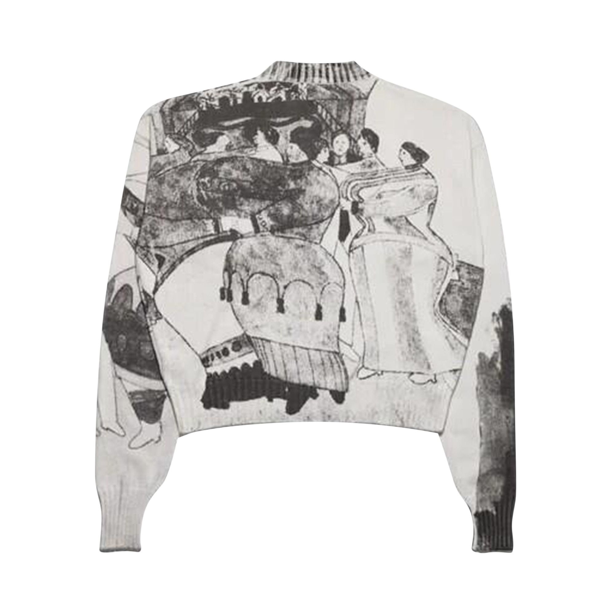 Enfants Riches Déprimés The Ballroom Dance Sweater 'White' - 2