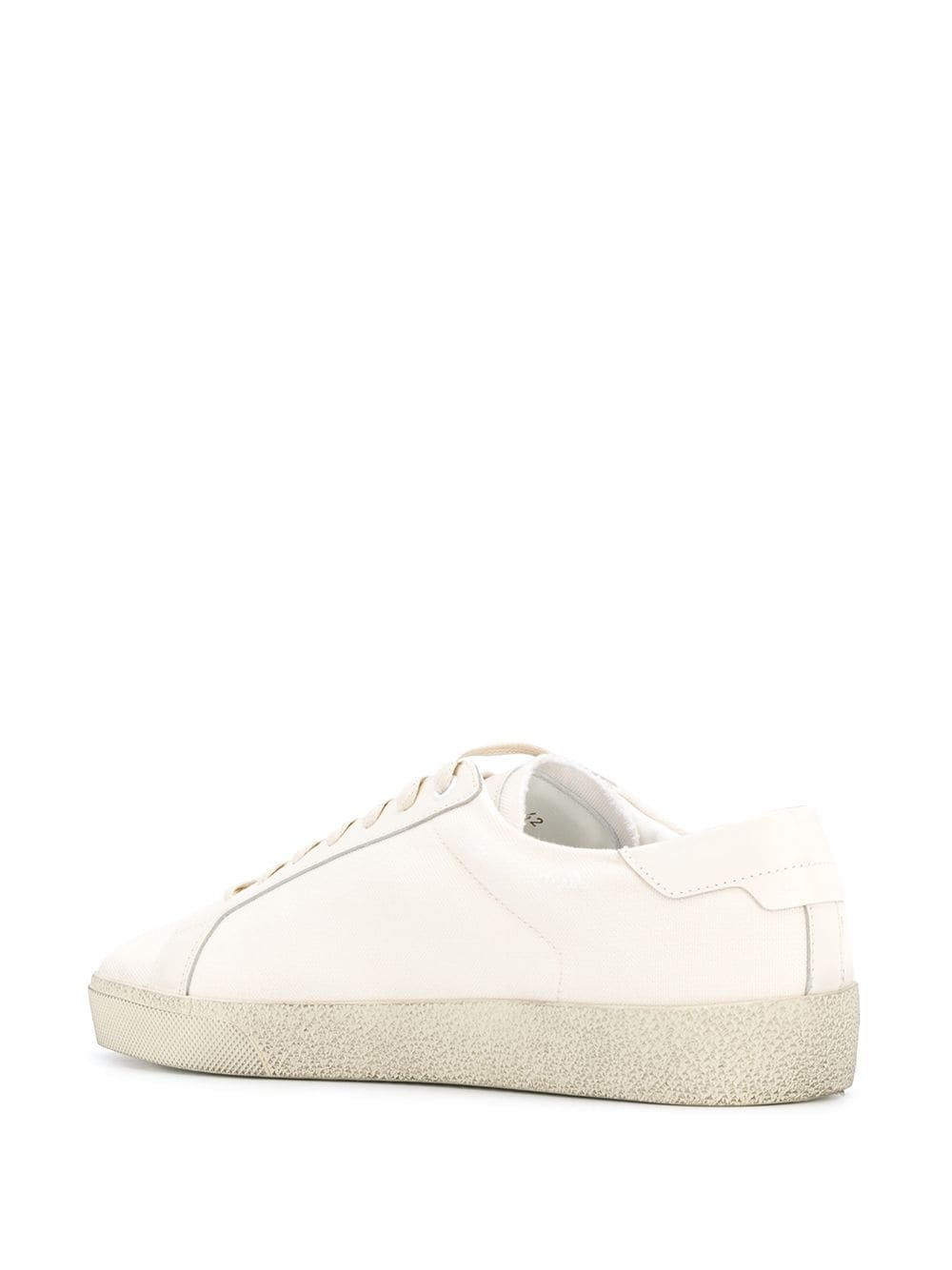 Saint Laurent Men Court Classic Sl/06 Embroidered Canvas And Leather Sneakers - 3
