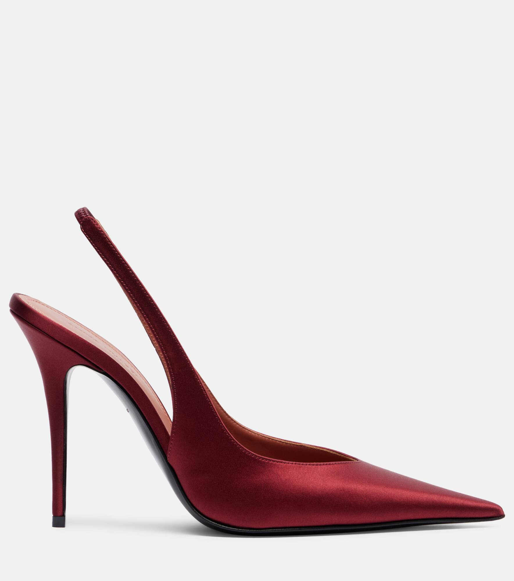 Anok 105 satin slingback pumps - 4