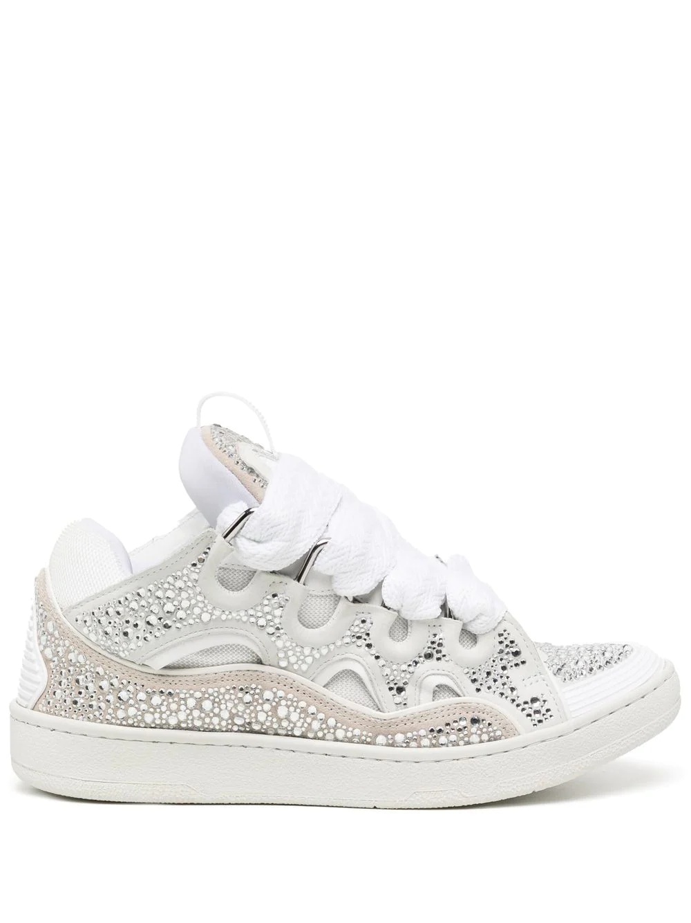 Curb rhinestone sneakers - 1