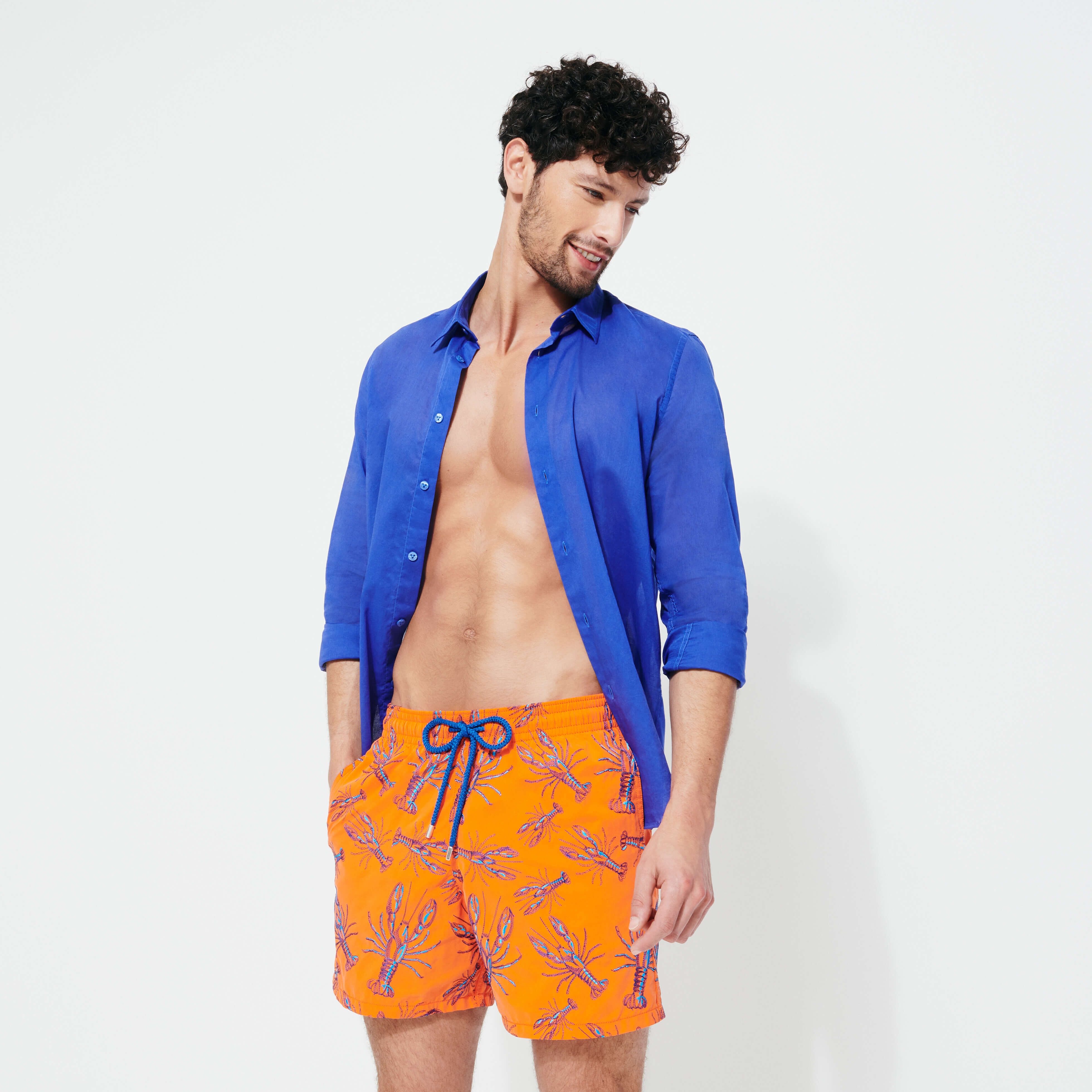 Men Embroidered Swimwear Lobsters - Limited Edition - 6