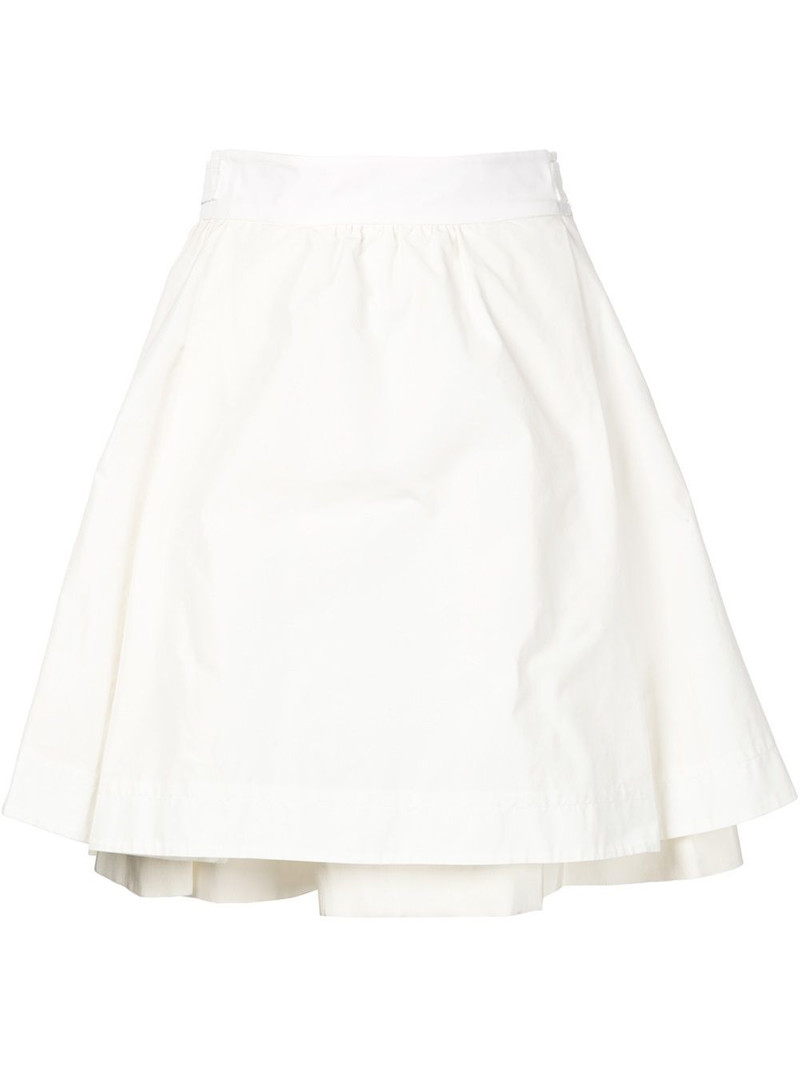 layered A-line skirt 1