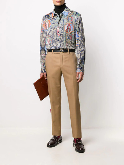 MSGM straight-leg tailored trousers outlook