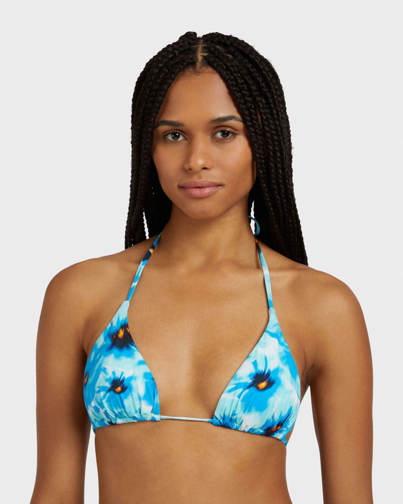 WOMEN TRIANGLE BIKINI TOP POPPIES 5