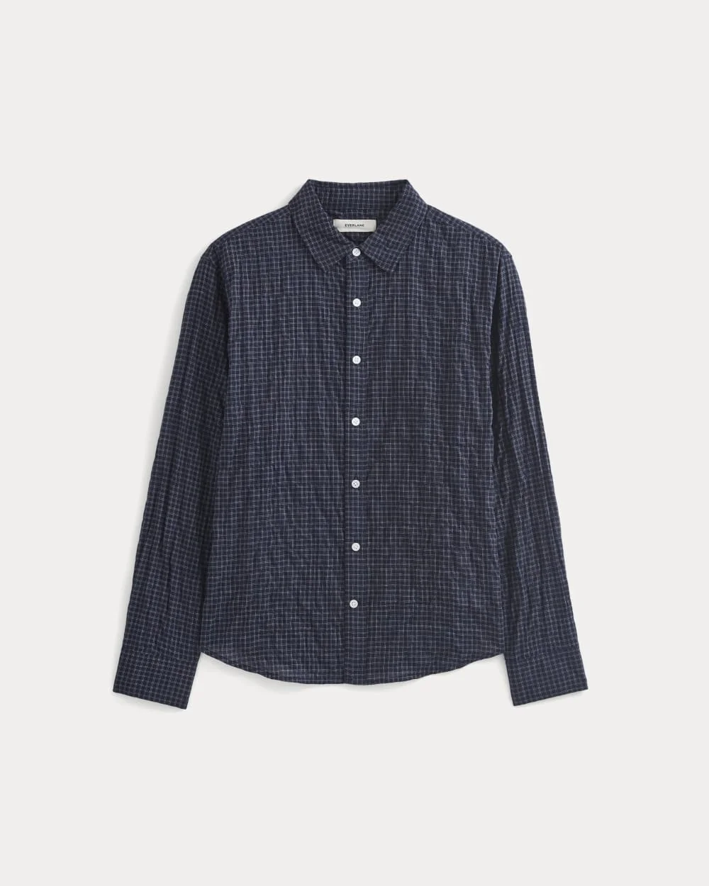 TEXTURED VOILE BUTTON-UP SHIRT - 1