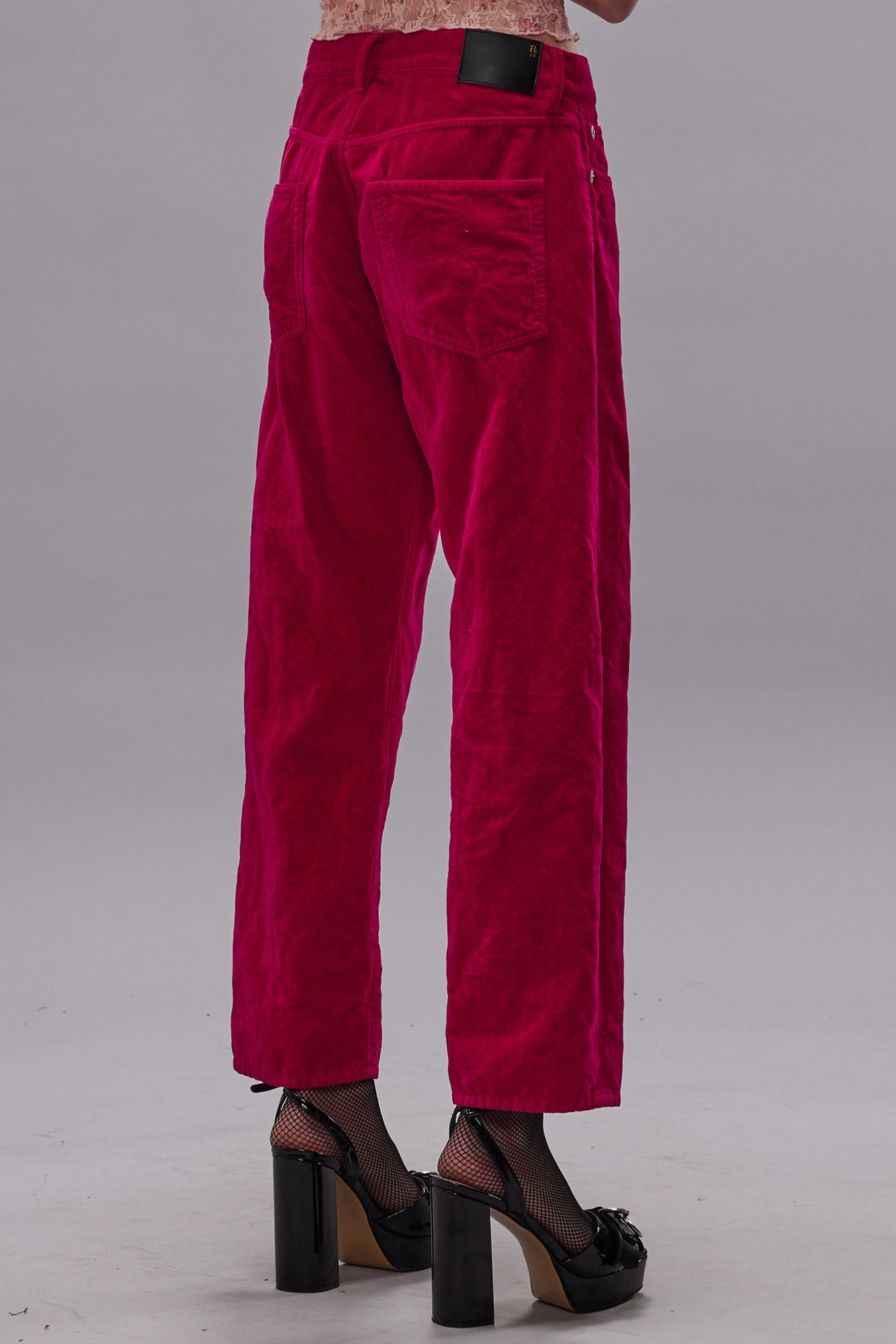 BOYFRIEND JEAN - RASPBERRY VELVET - R13 - 6