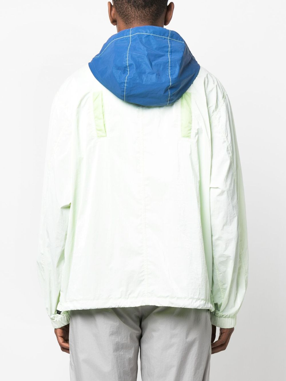 Marina logo-print hooded jacket - 4