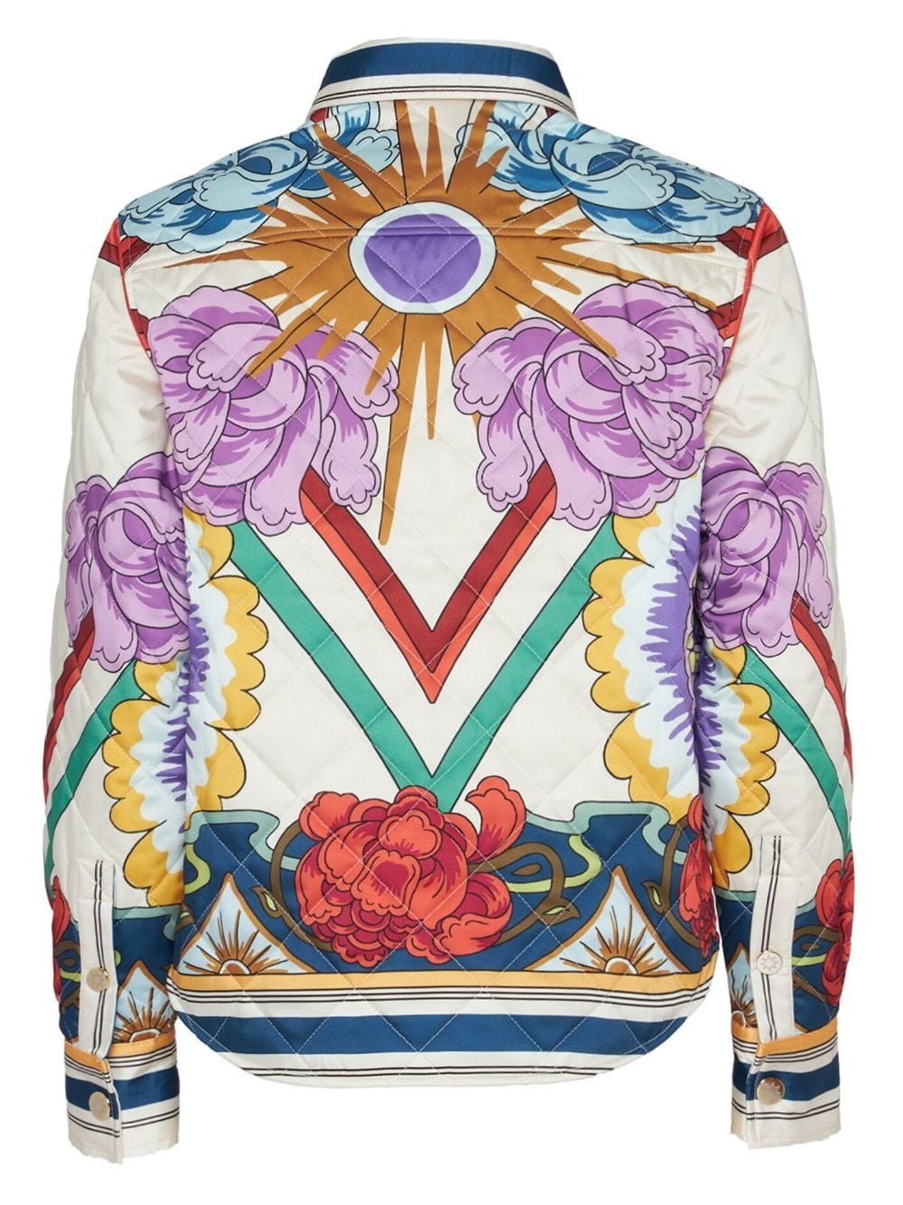 Edie floral-print quilted jacket - 5