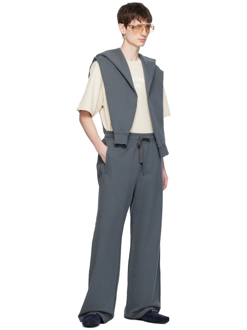 Dolce & Gabbana Gray Drawstring Sweatpants outlook