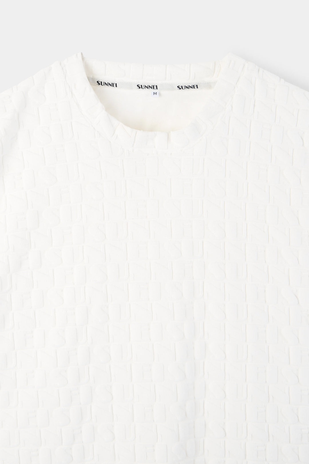 ALLOVER LOGO T-SHIRT / white - 4