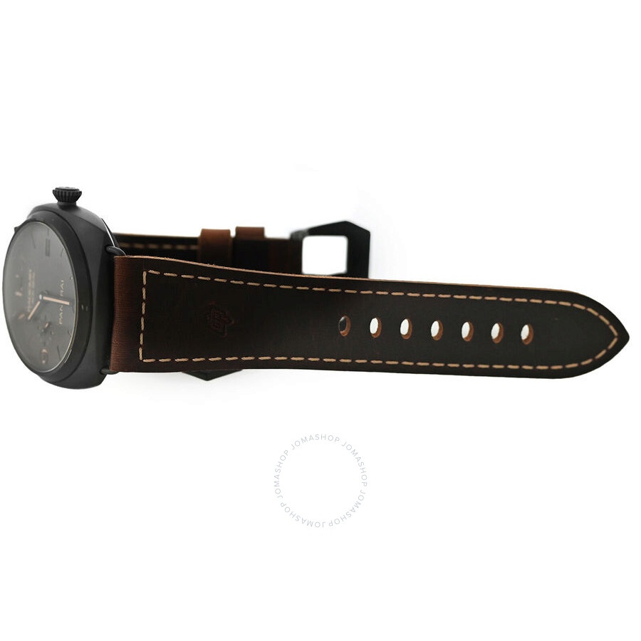 Pre-owned Panerai Radiomir Composite Black Seal 3 Days Brown Dial Men's Watch PAM00505 - 5