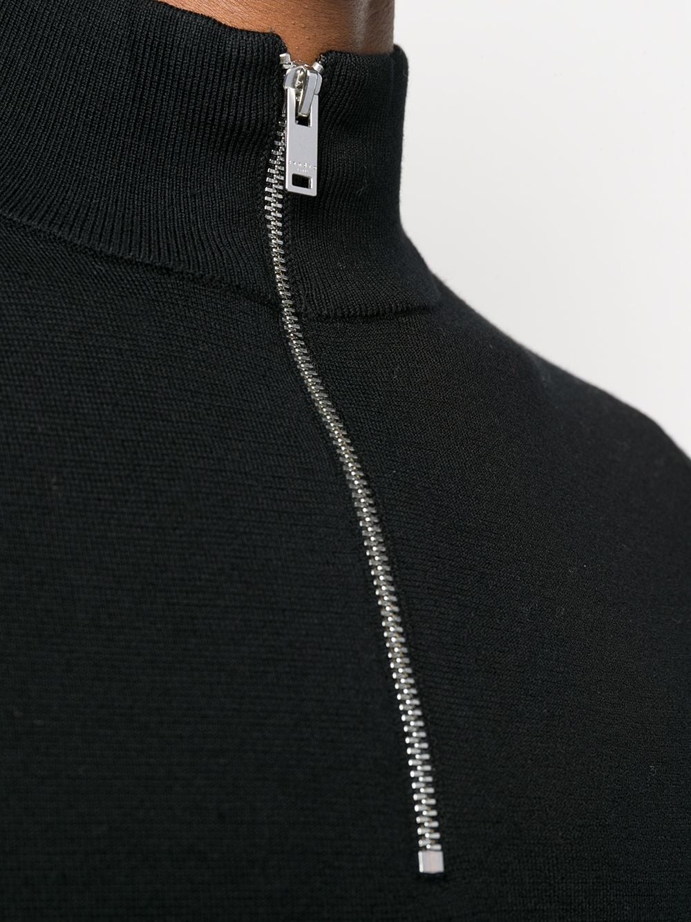 half-zip fitted jumper - 5