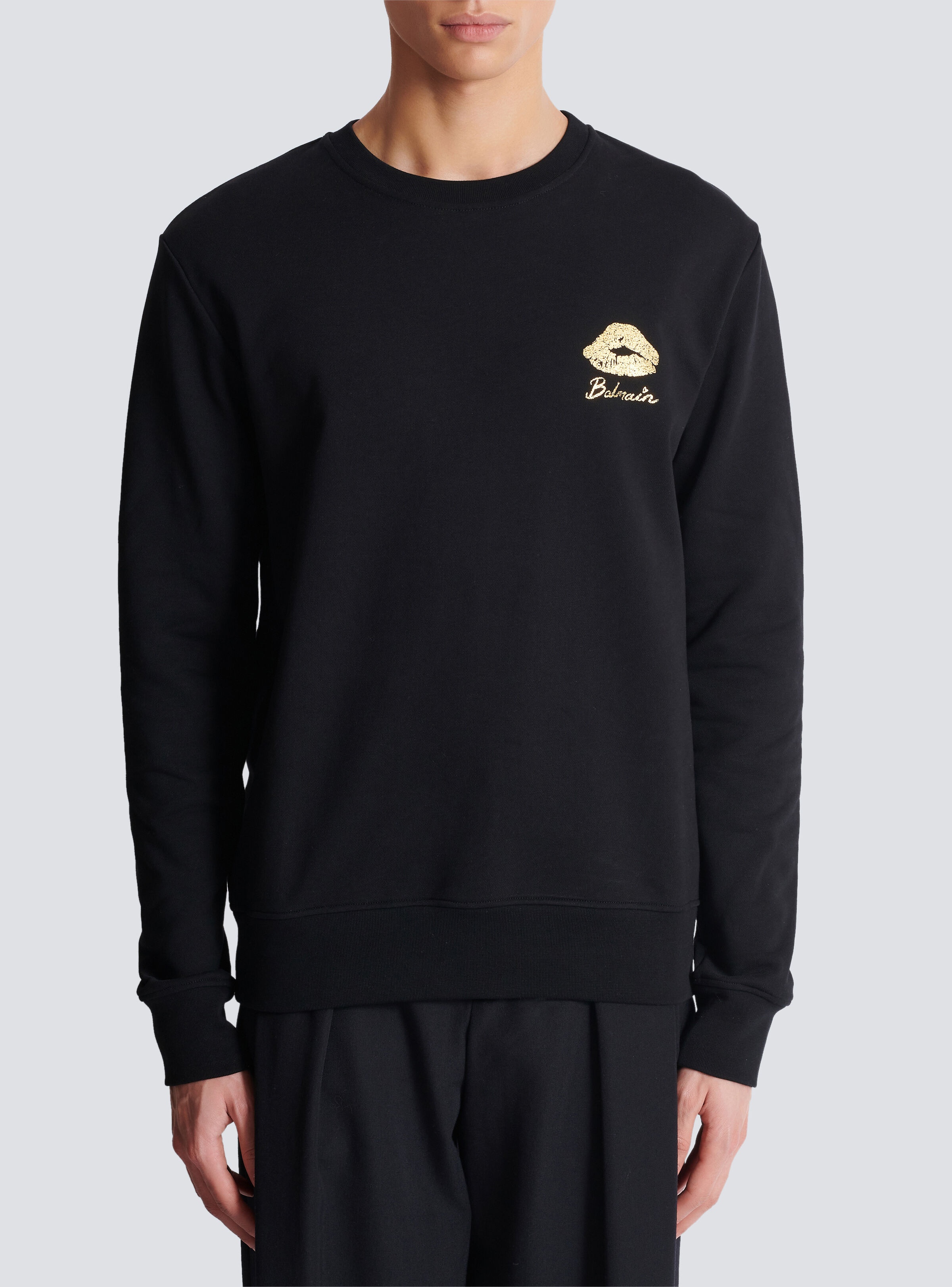 Sweatshirt with Balmain Kiss print - 5