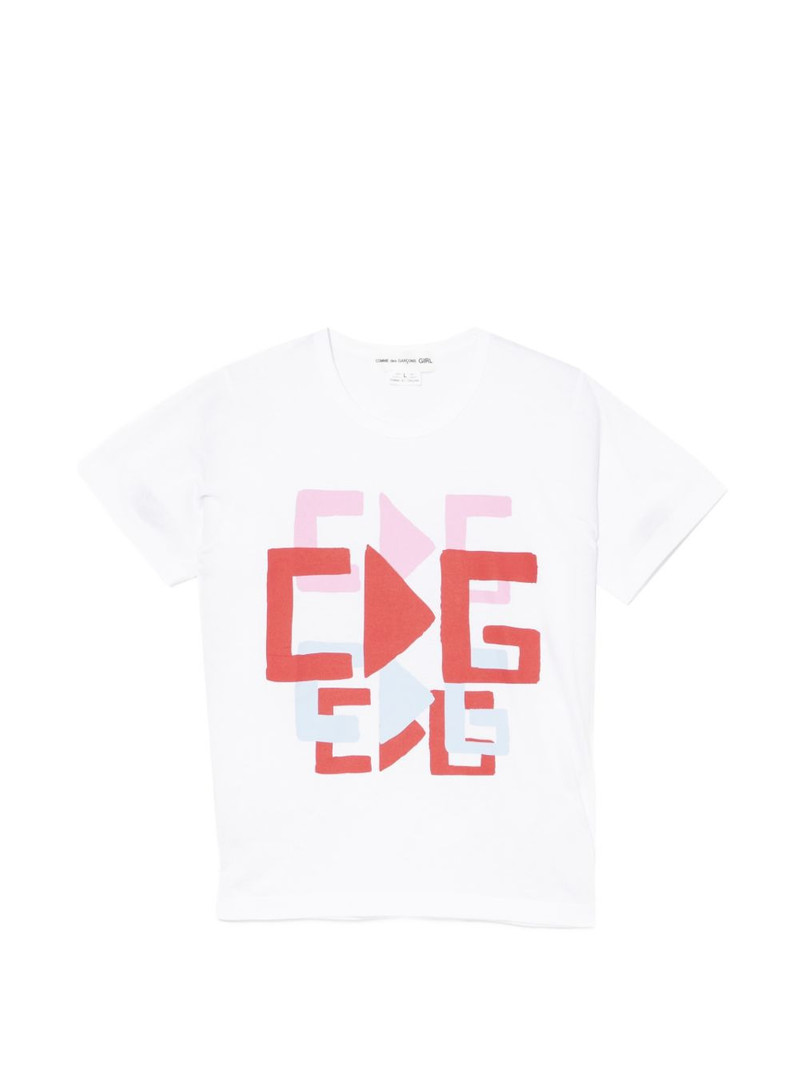 graphic round neck T-shirt 1