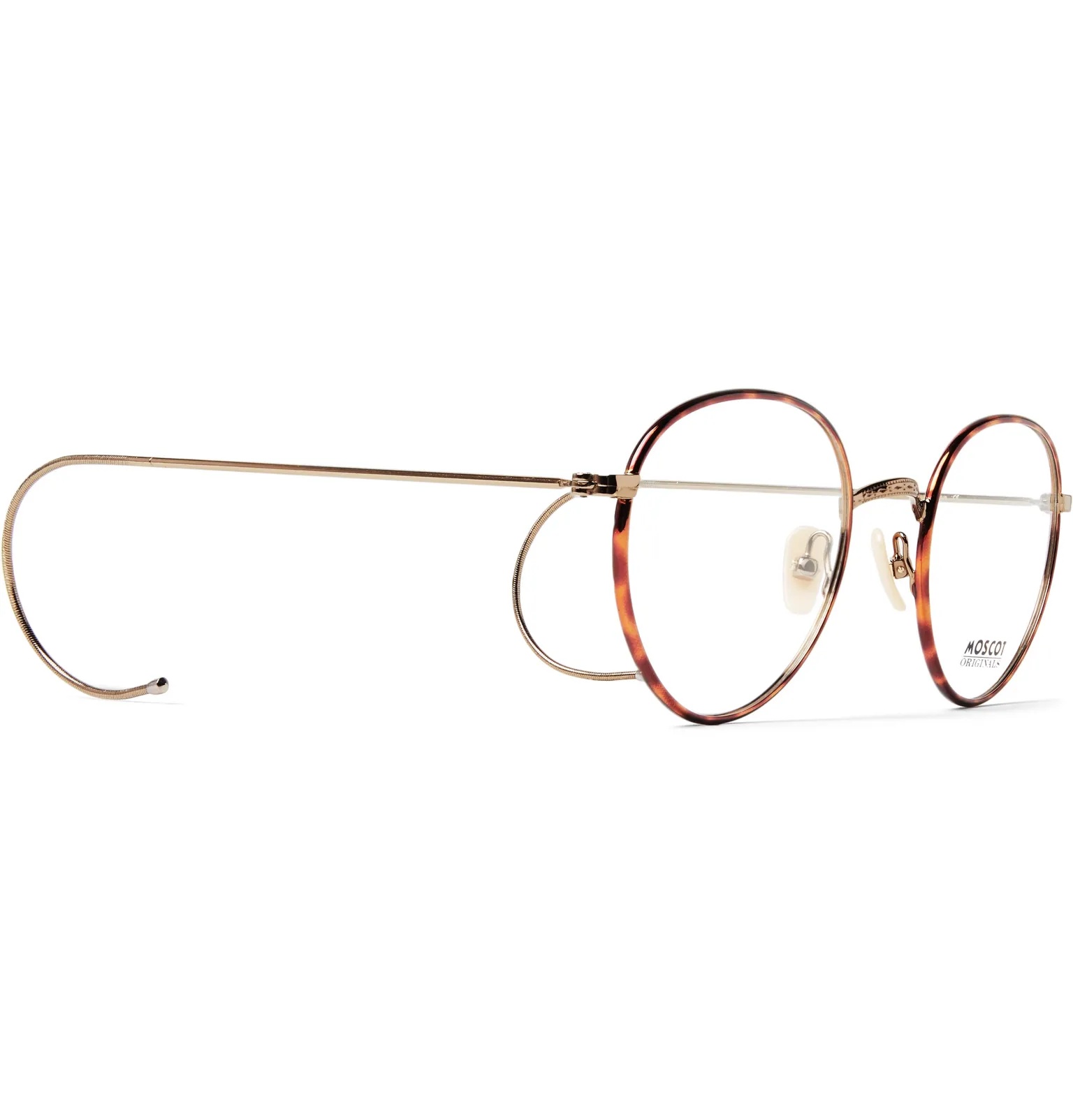 Round-Frame Tortoiseshell Acetate and Gold-Tone Optical Glasses - 2