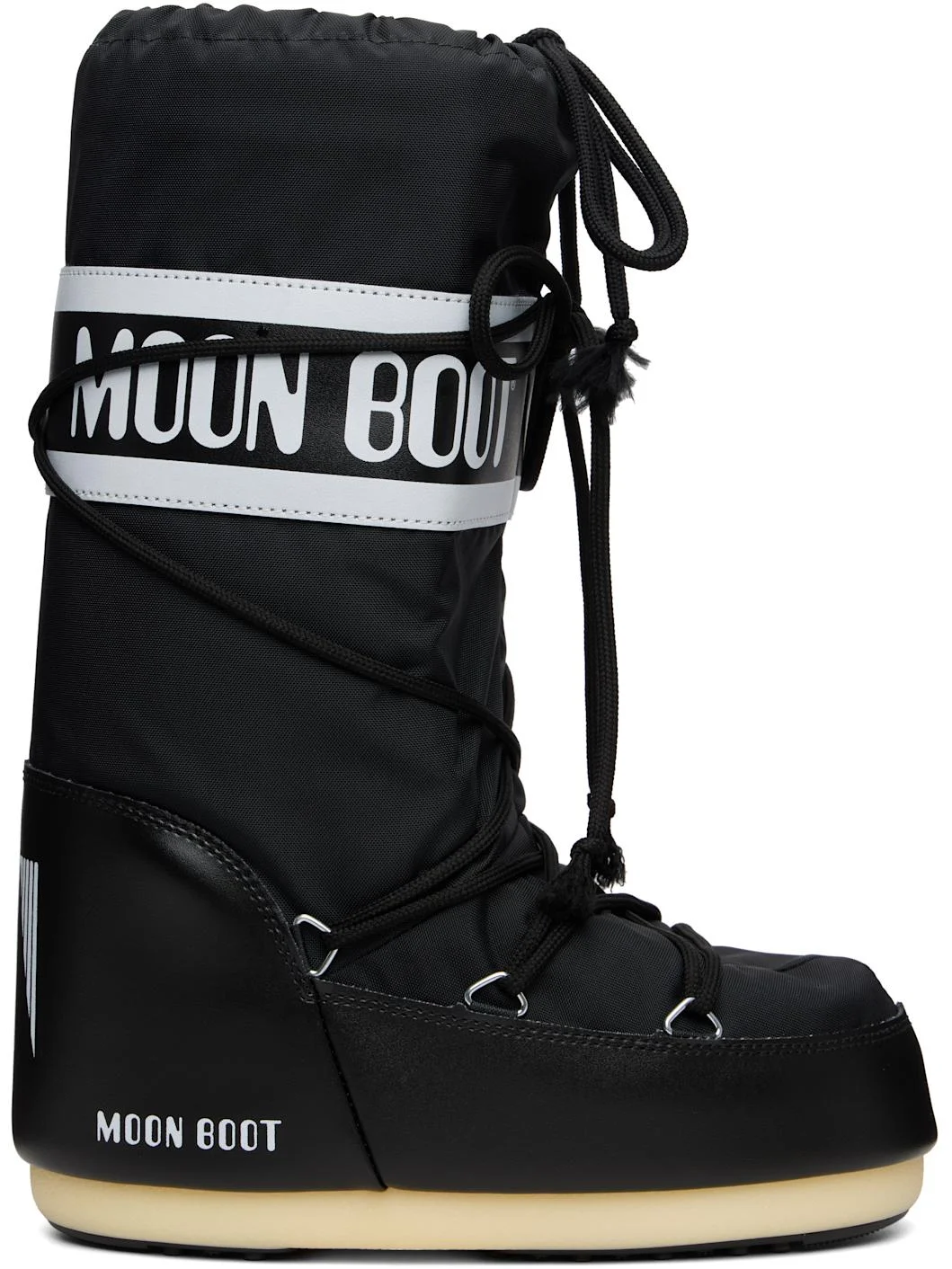 Black Icon Nylon Boots - 1