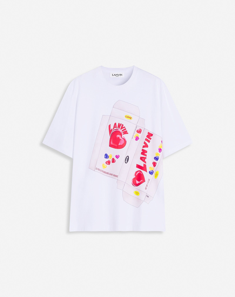 LANVIN CANDY PRINT STRAIGHT FIT T-SHIRT 1