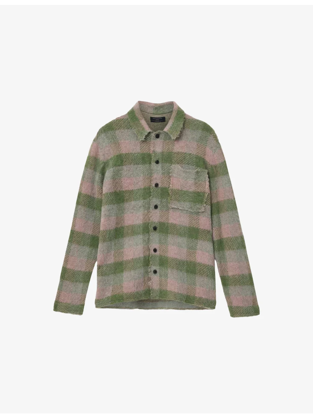 Adler Checked Wool and Alpaca-Blend Cardigan - 1