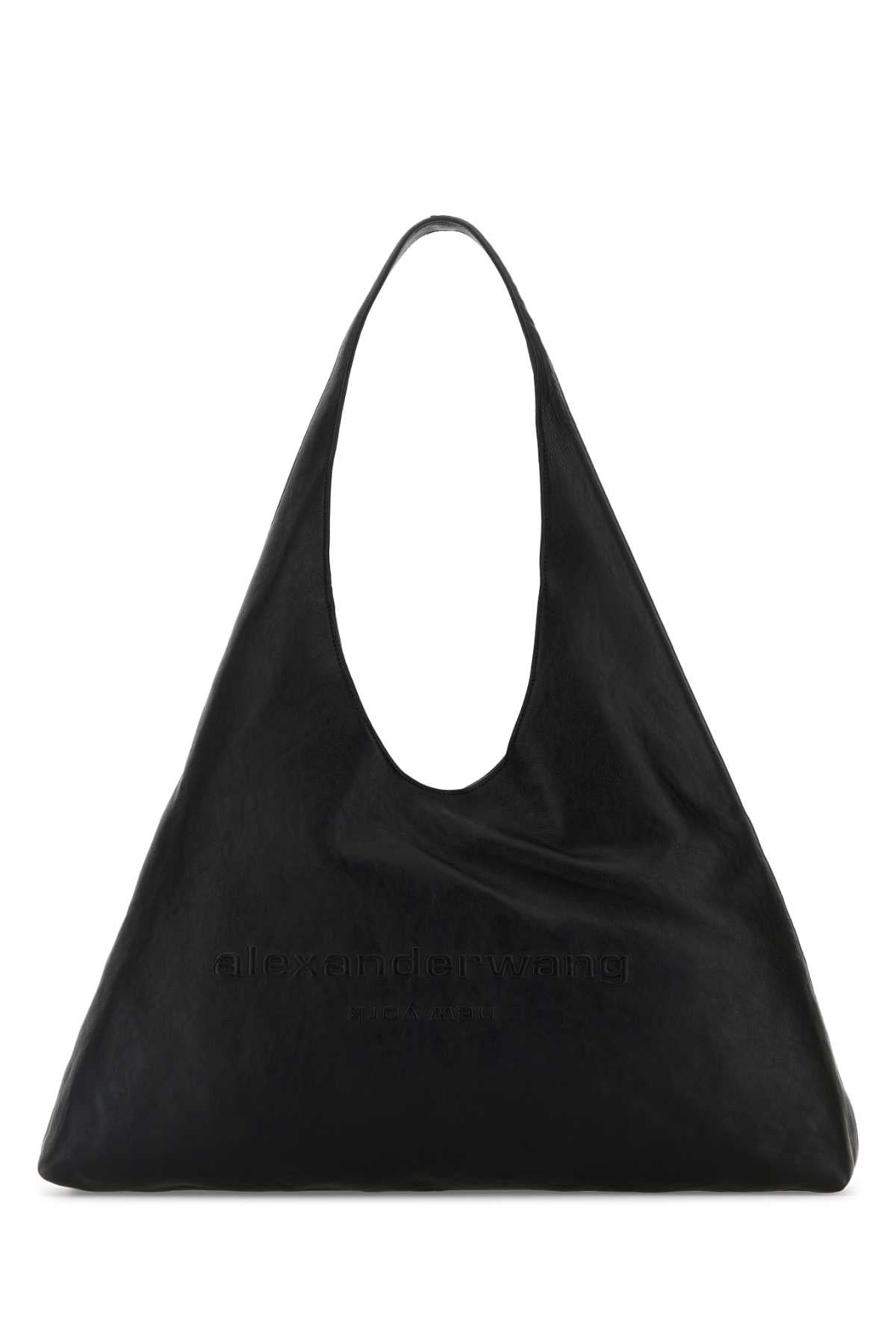 Alexander Wang Women Black Leather Large Pike Shoulder Bag - 1