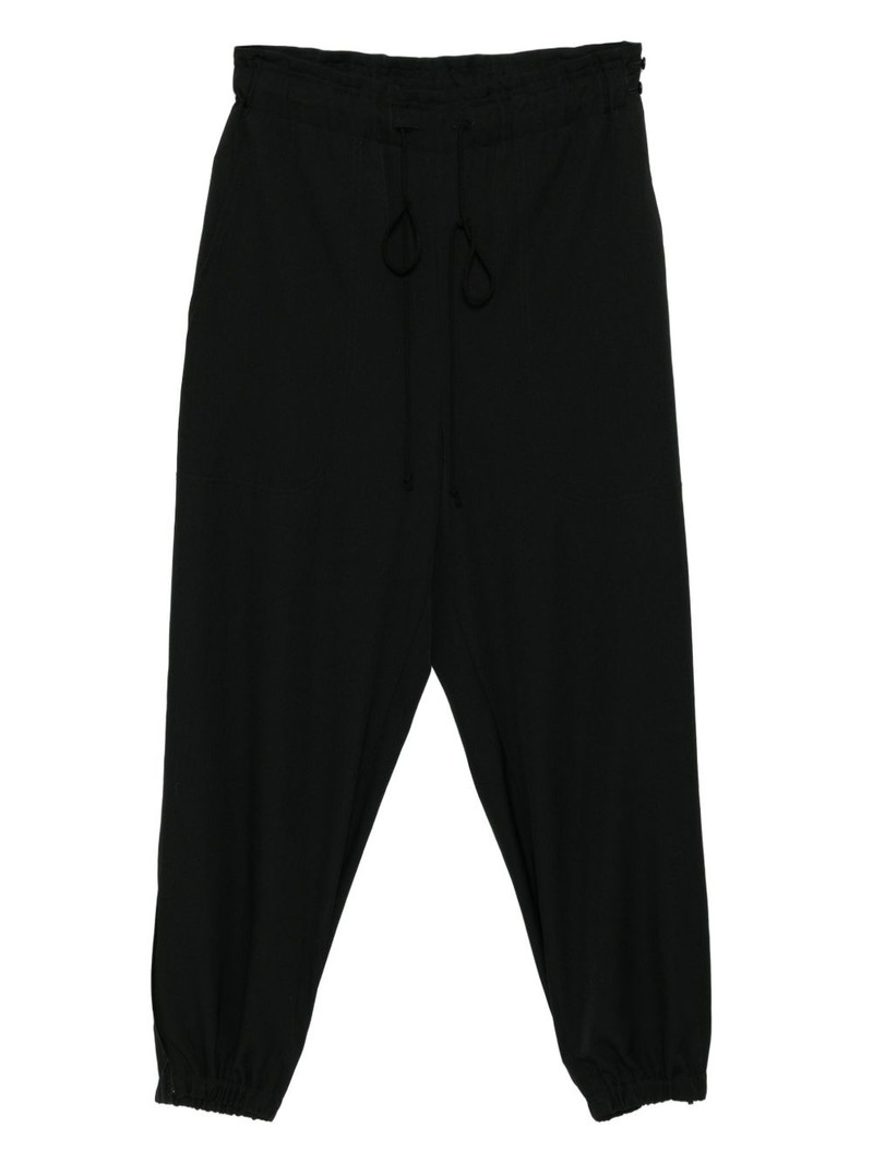 wool tapered trousers 1