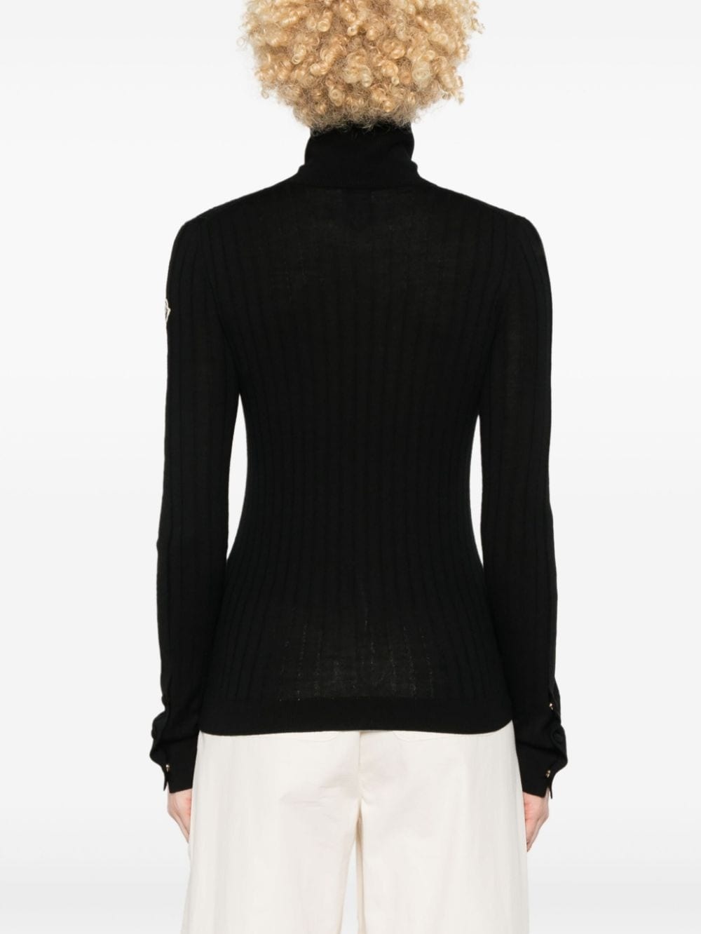 Dolcevita ribbed jumper - 4